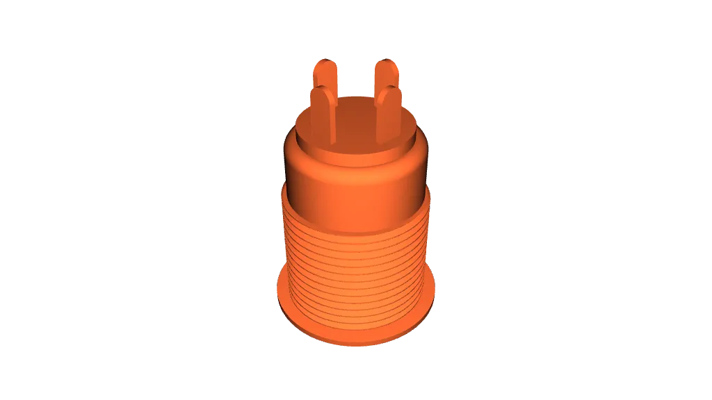 12mm Push Button with Ring Light by 3DMadLab | Download free STL model ...
