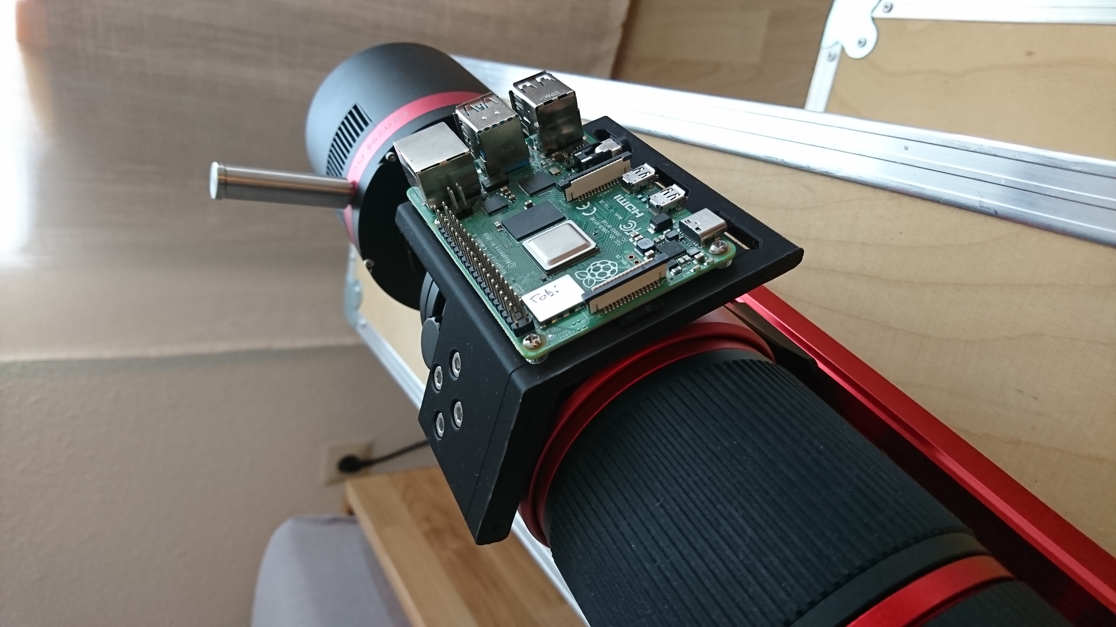 Adaptor for Redcat 51 for Astroberry (RPi4)