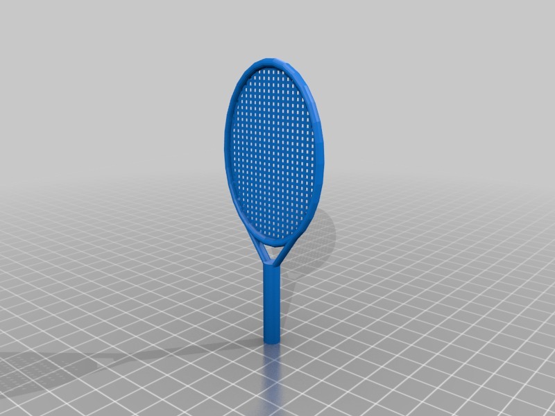 Thing-A-Day #16: OpenSCAD Tennis Racket