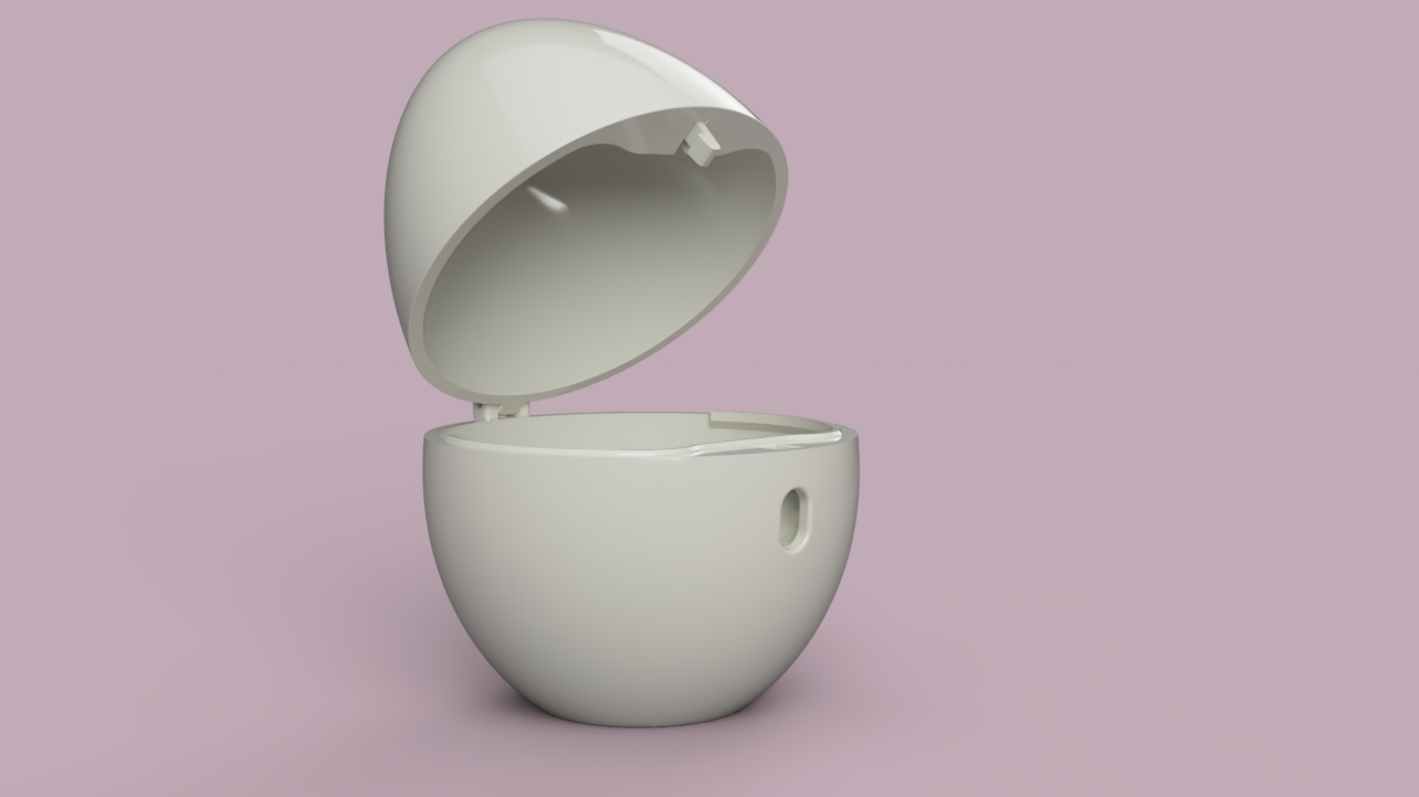 Miniatura 9 do modelo 3D Easter egg box (with a key lock)