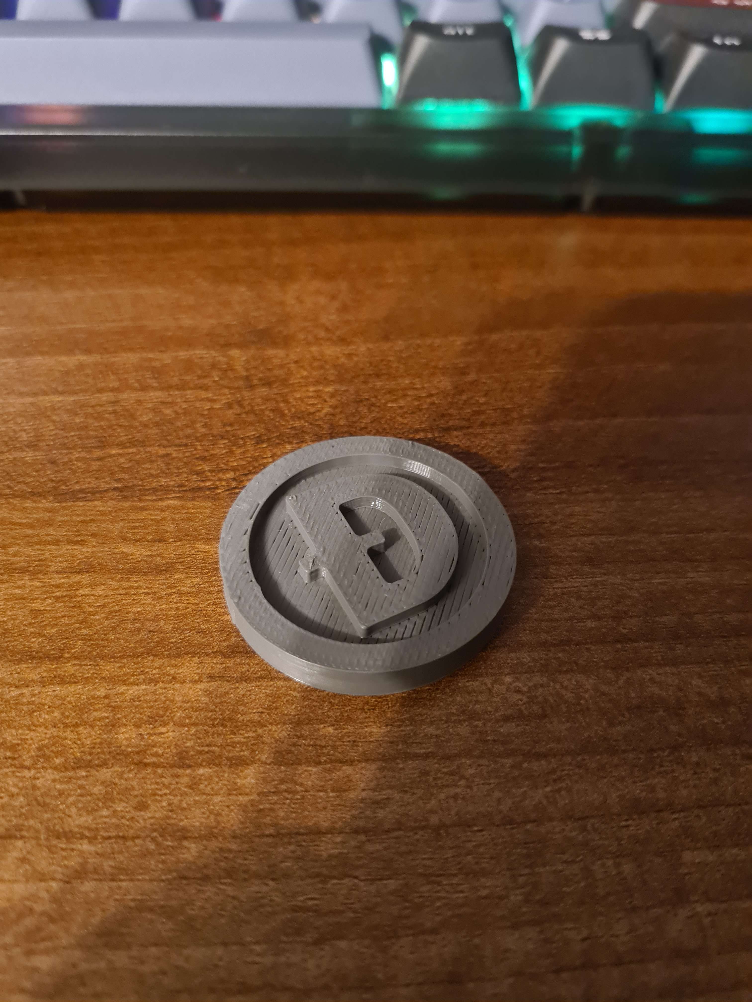 Miniatura 2 do modelo 3D Doge Coin