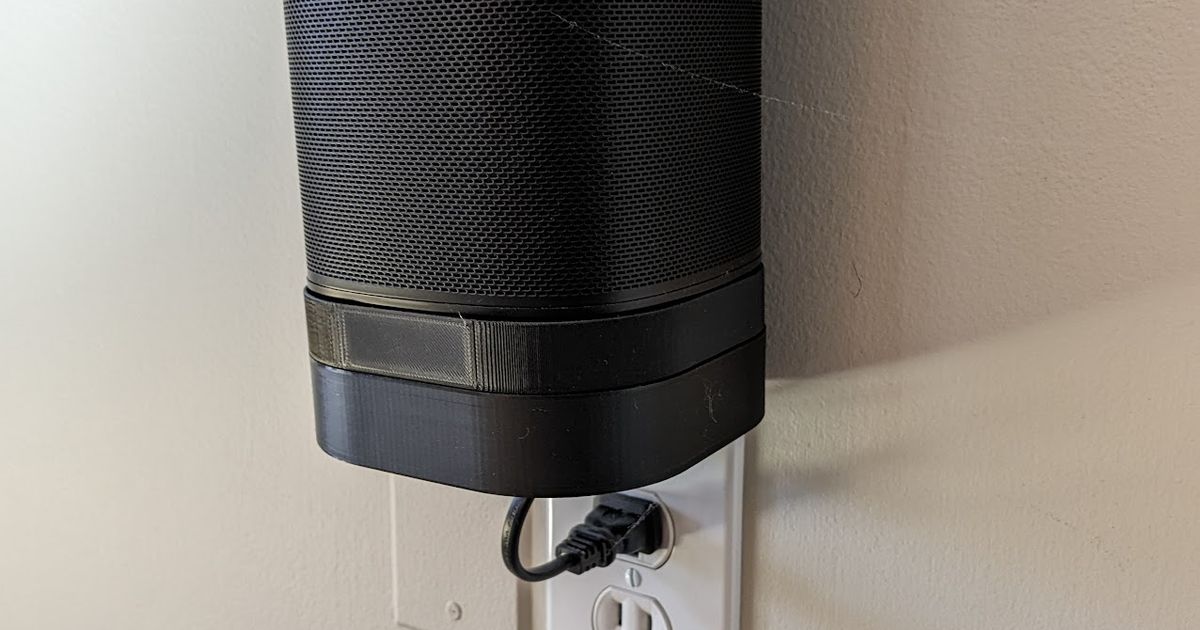 Sonos One Wall Mount by Dino | Download free STL model | Printables.com