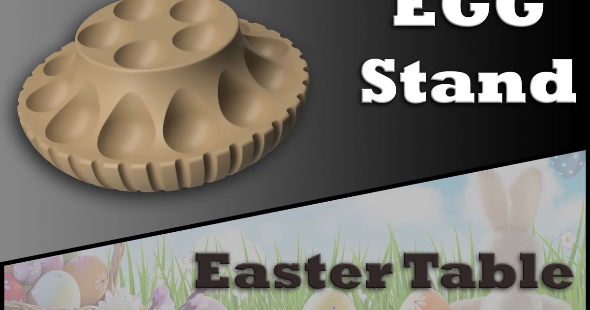 Easter Egg Stand by Warlogh | Download free STL model | Printables.com