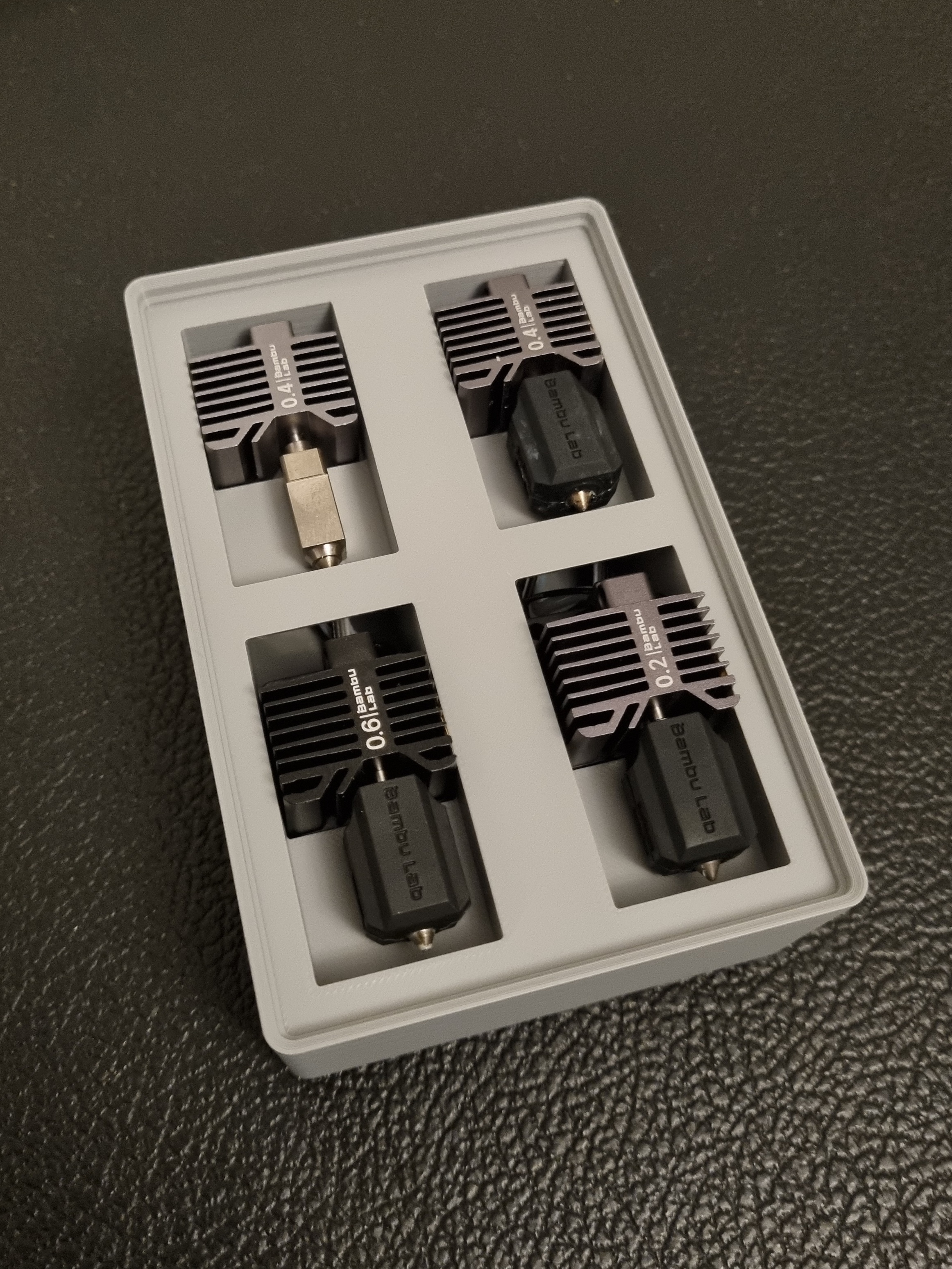 Gridfinity - Hotend Holder for BambuLab P1/X1