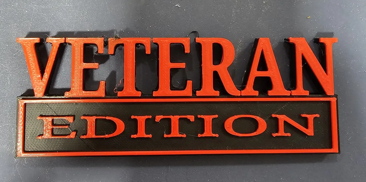 Veteran Edition Emblem by kent wilson | Download free STL model ...