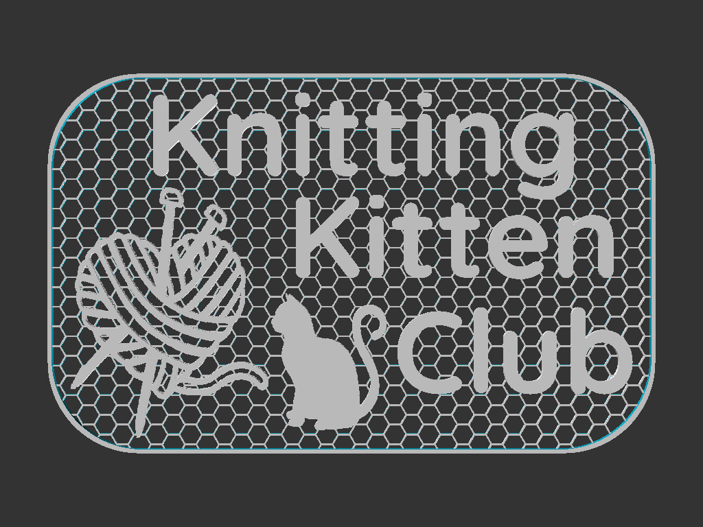 Knitting Kitten sign — miniatura 2