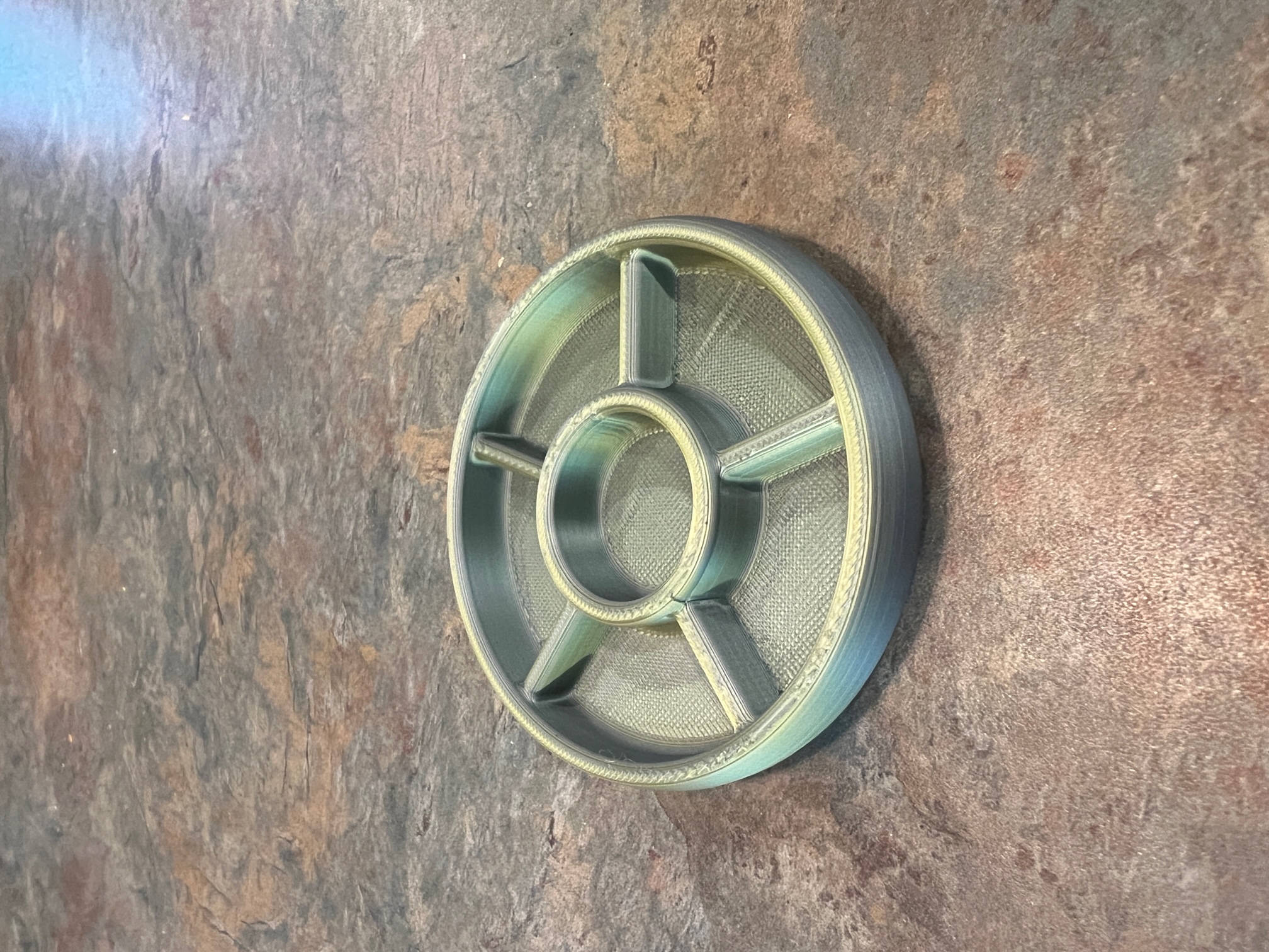 Circular Sectional Hermit Crab Food Dish