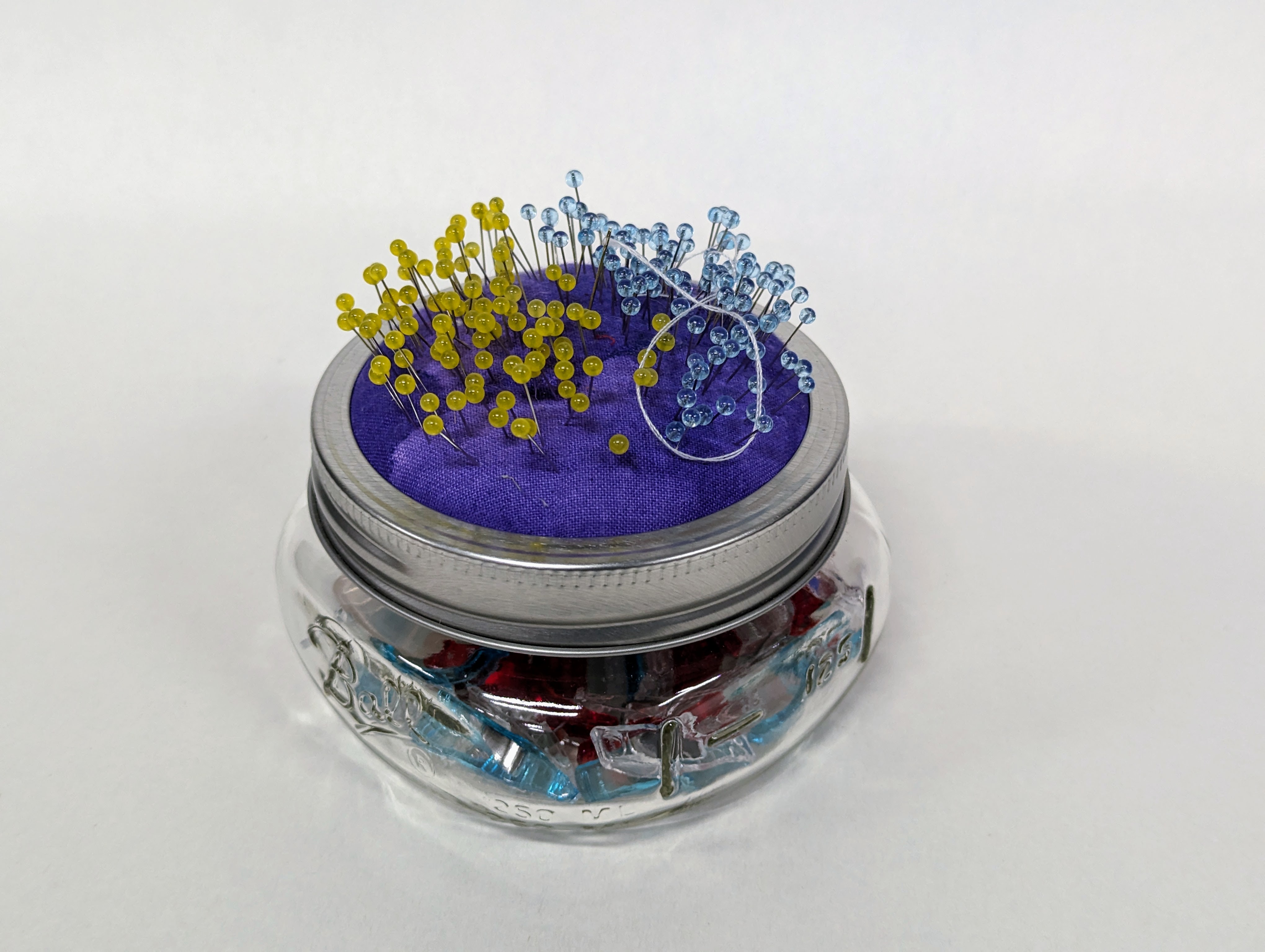Mason Jar Pincusion