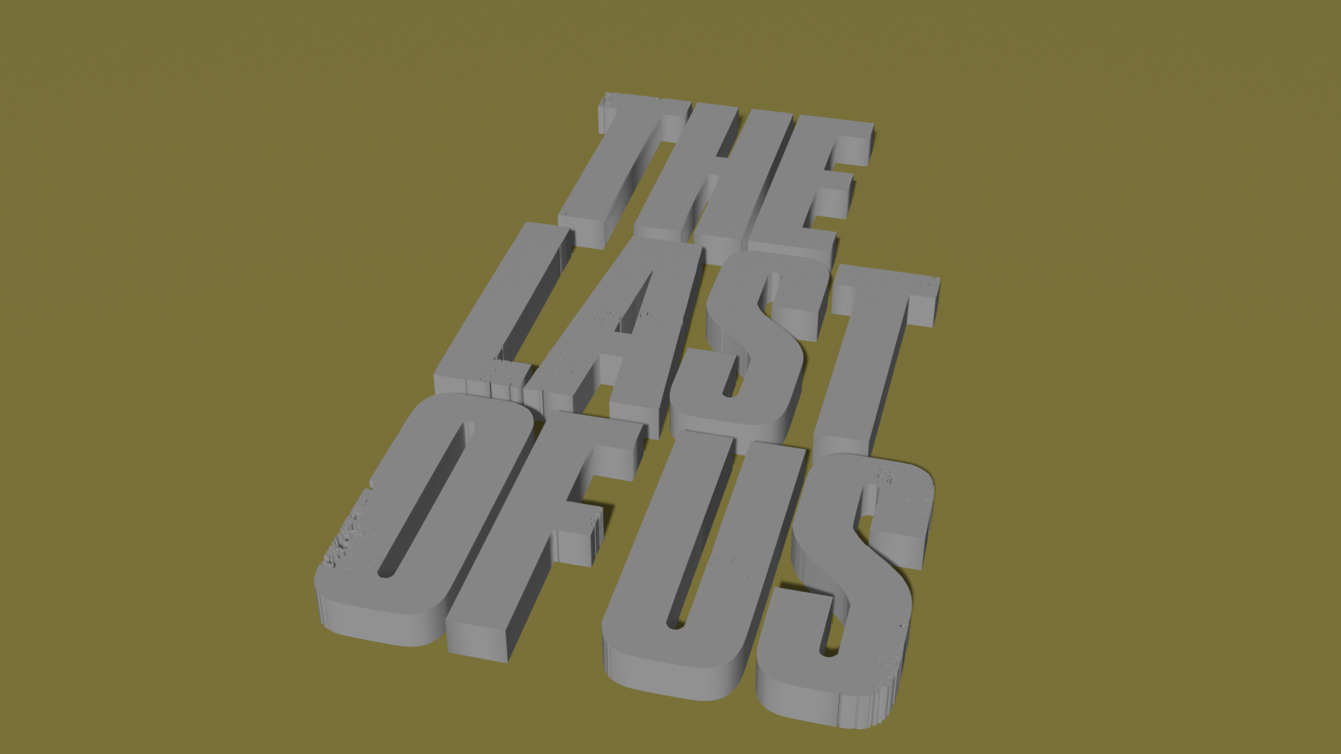The Last Of Us Logo by pavel benes | Download free STL model ...