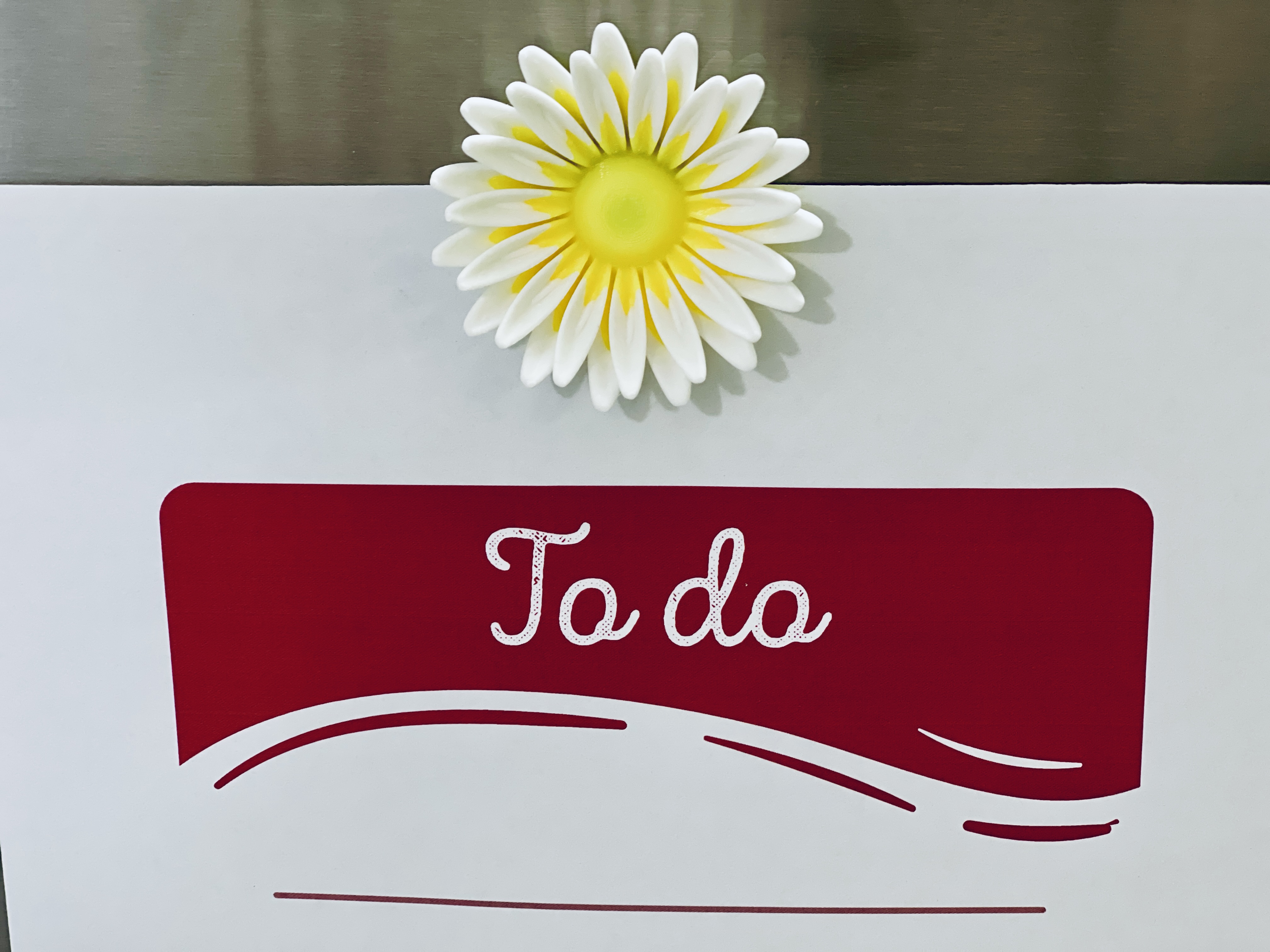 Daisy Flower Fridge Magnet - Color Change