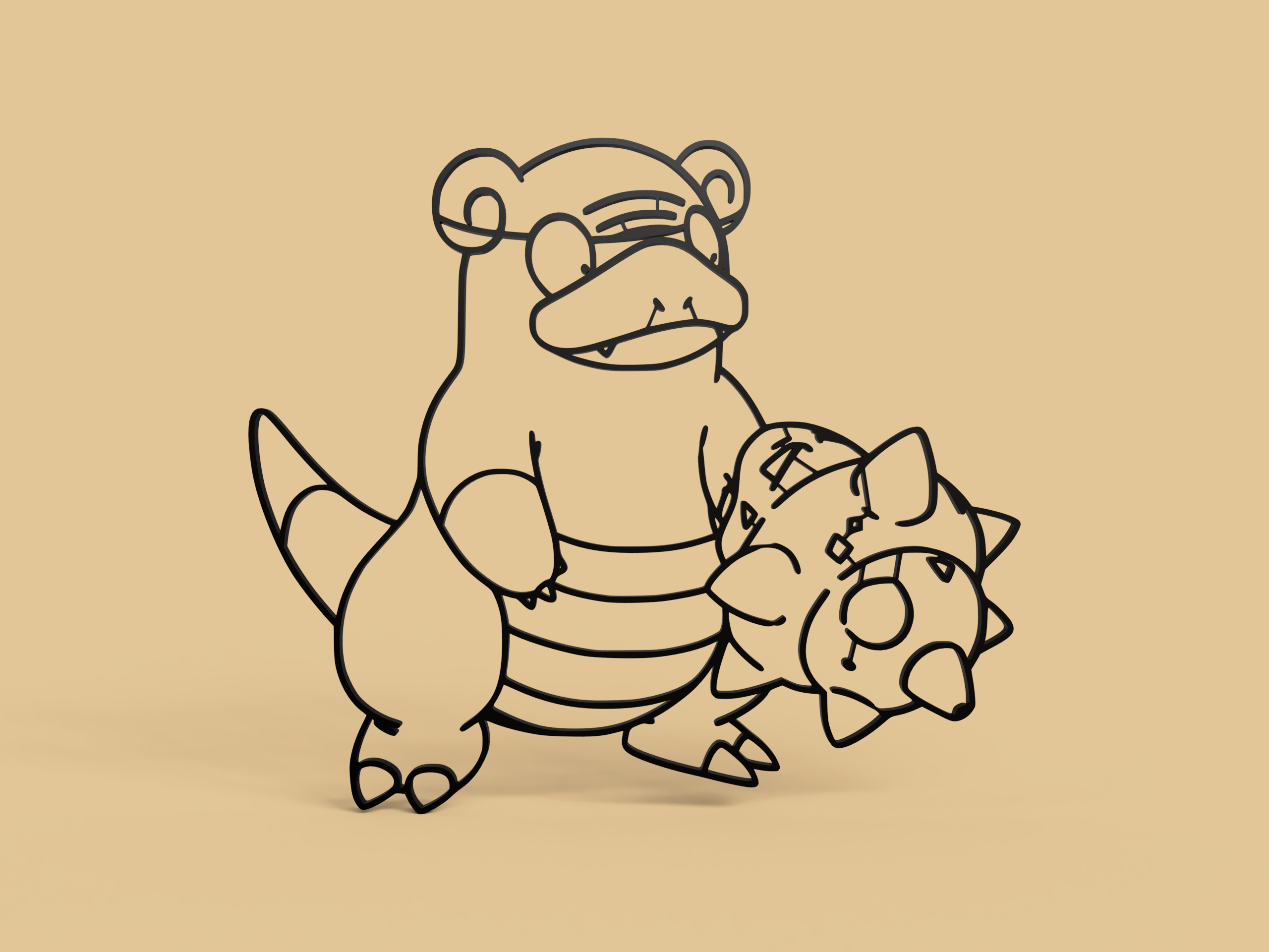 Galarian Slowbro Wall Art