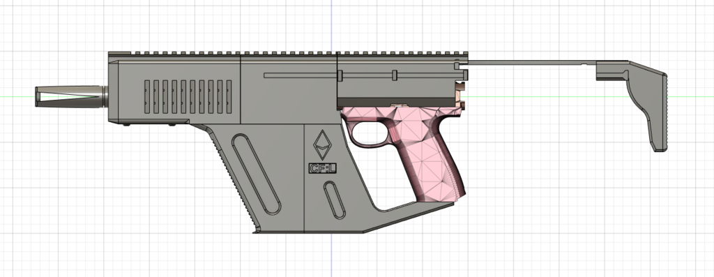 AAP 01 Criss Victor (Kriss Vector) conversion kit (With integrated silencer!) WIP