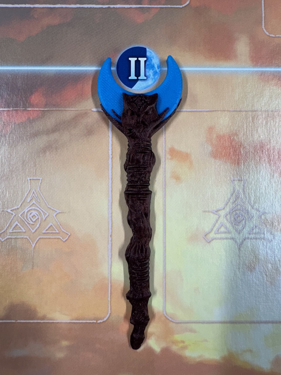 Lost Ruins of Arnak Moon Staff w/ Blue or Red Top