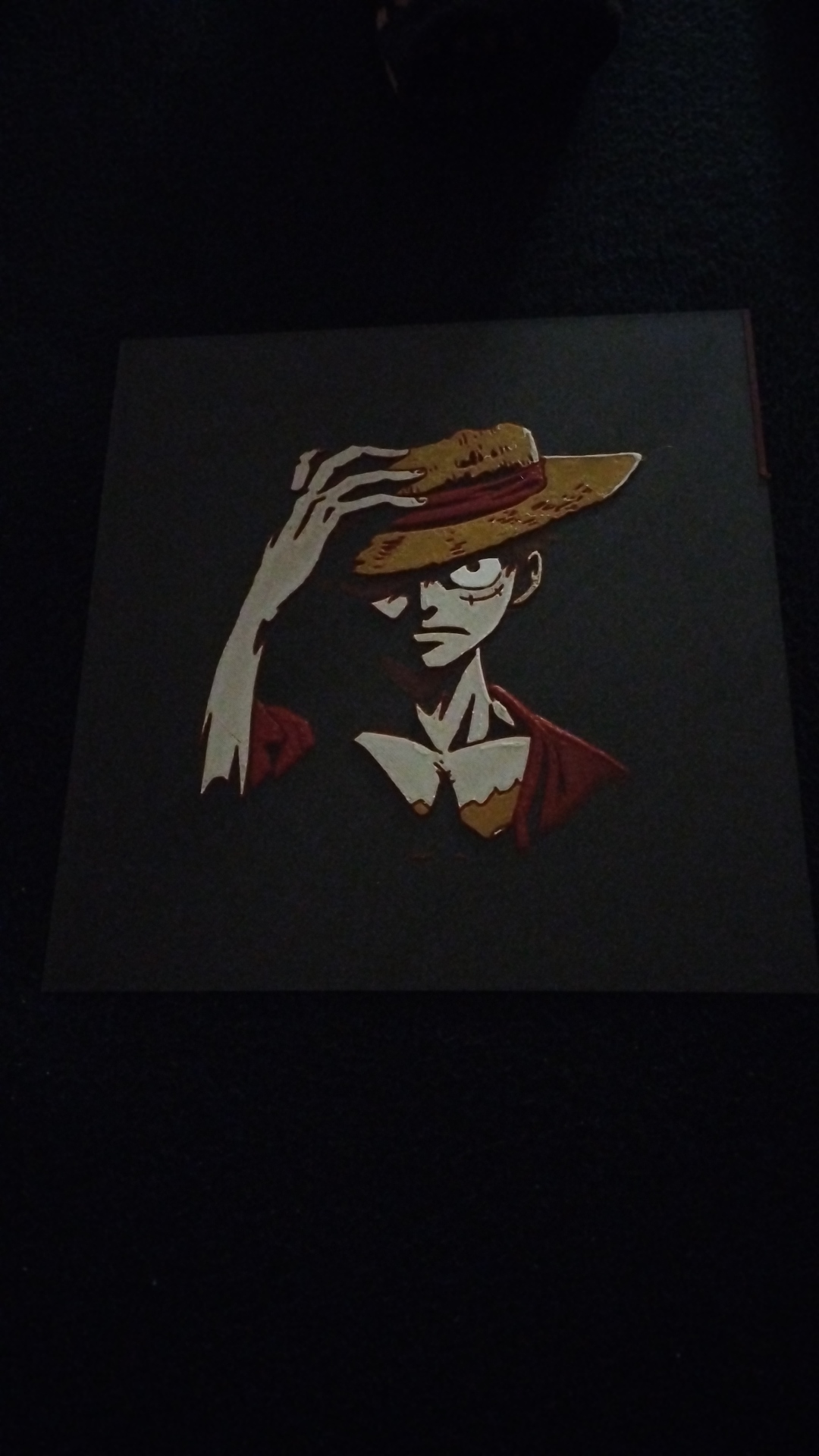 Luffy Dark Background