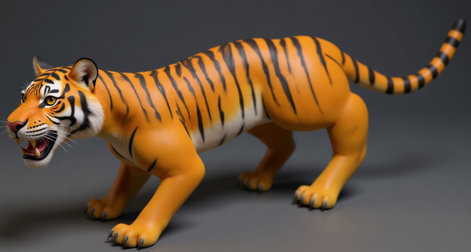tigre 3D model by Antonio Orrico