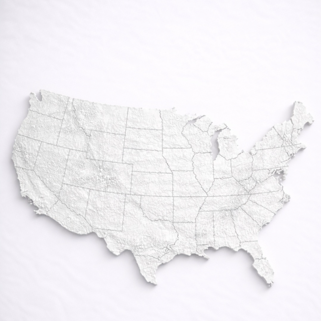 America 3d Modell