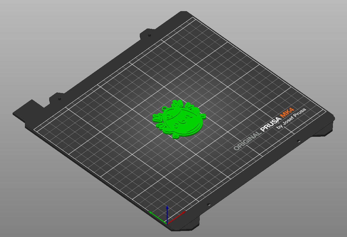 Miniatura 2 do modelo 3D Happy Easter Egg Keychain