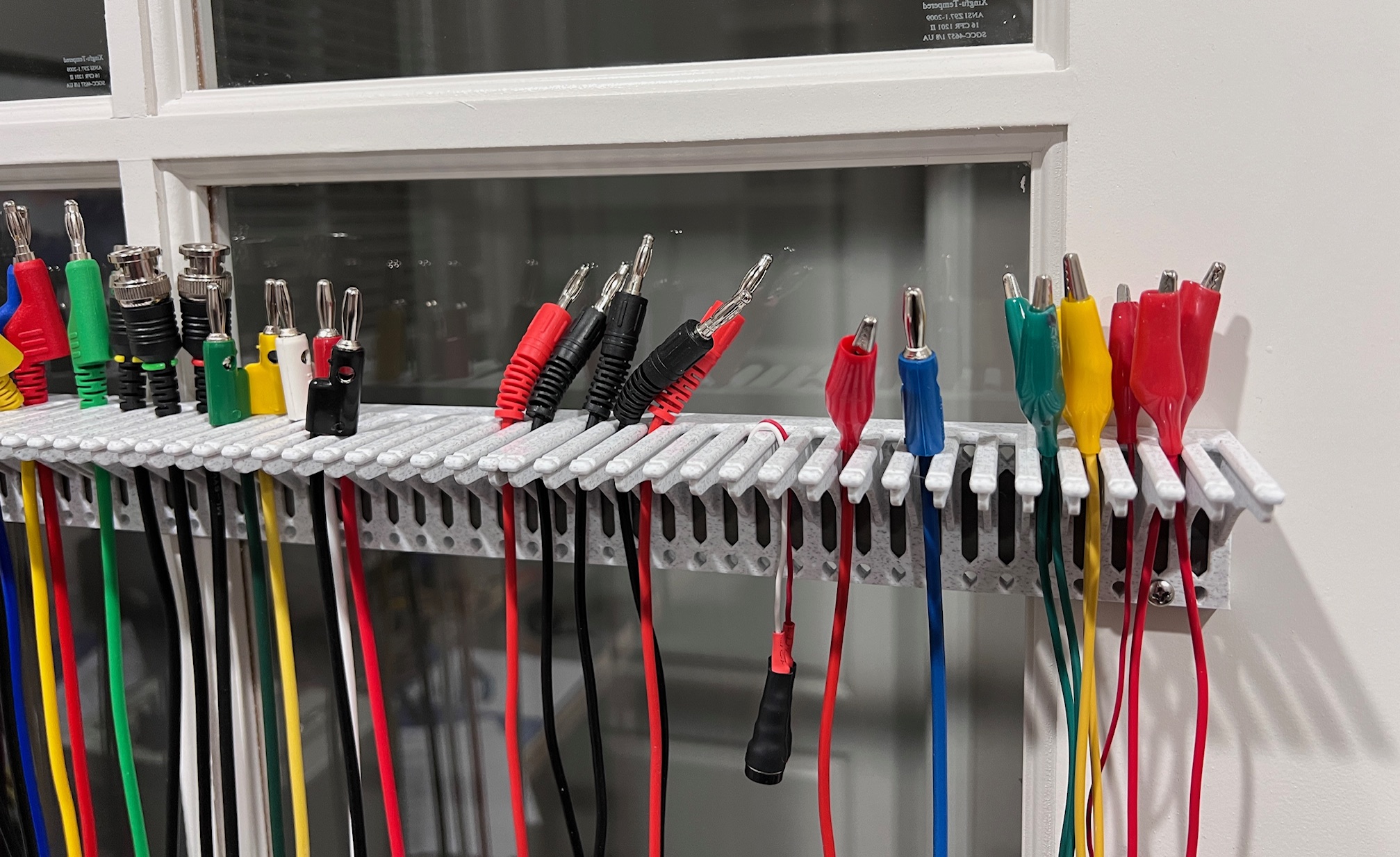 Cable and Test Lead Hangers by Nathaniel Crutcher Download free STL