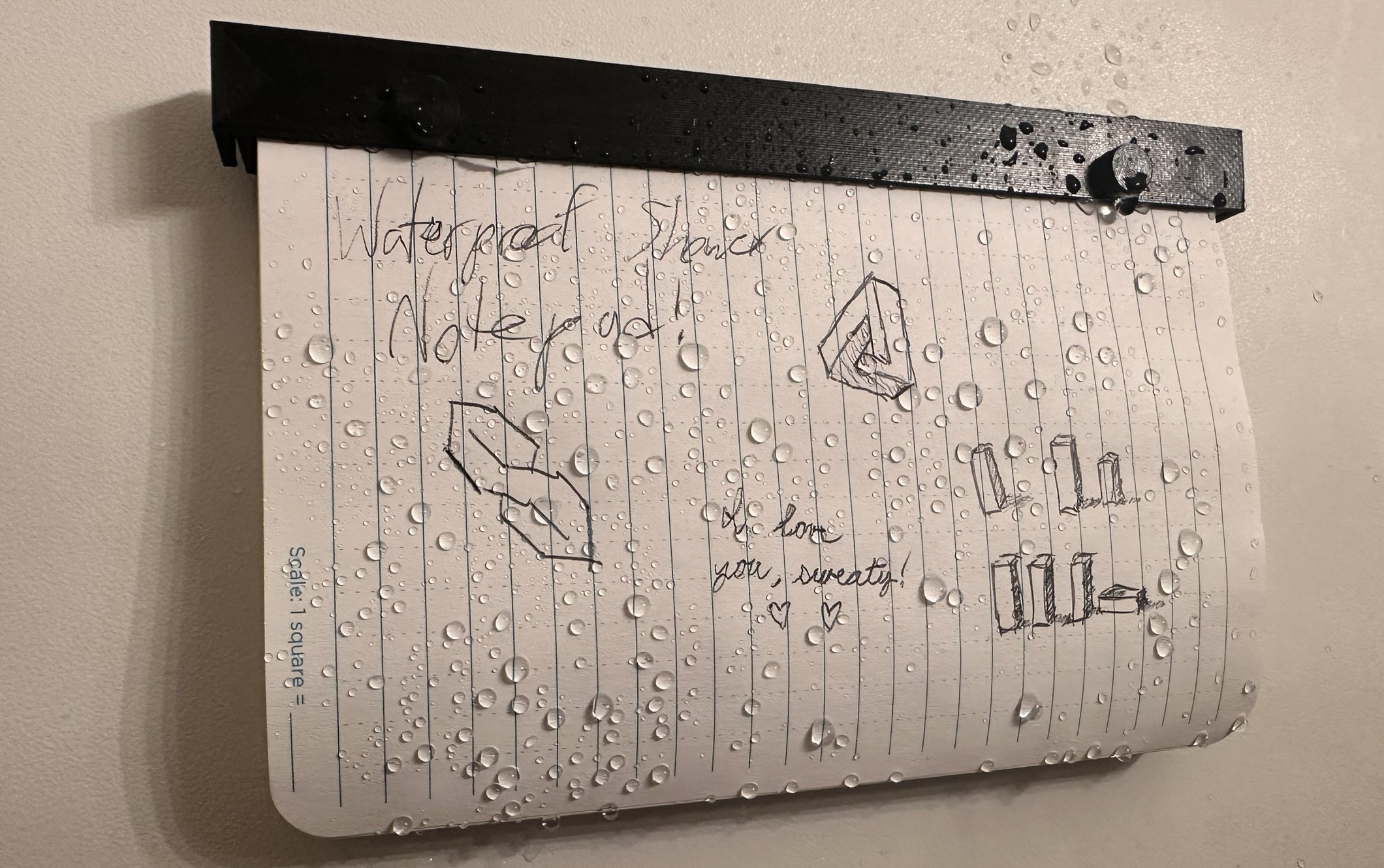 Rite in the Rain Waterproof Shower Notepad v1 by Mikeological