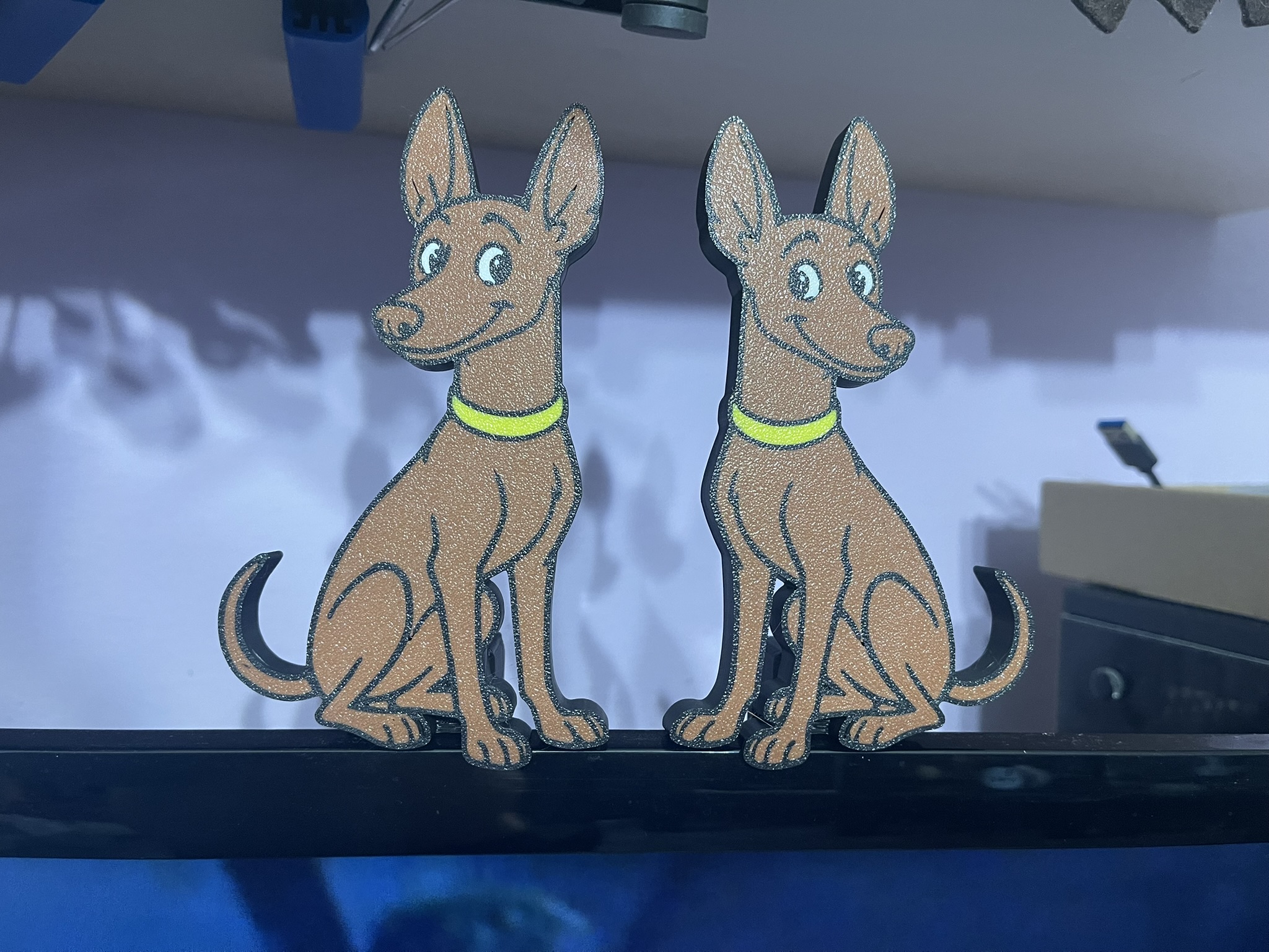 Cartoon Pharaoh Hound Monitor Buddy (2 variants)