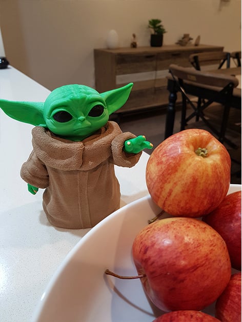 Baby Yoda by Eugenio Santarelli | Download free STL model | Printables.com