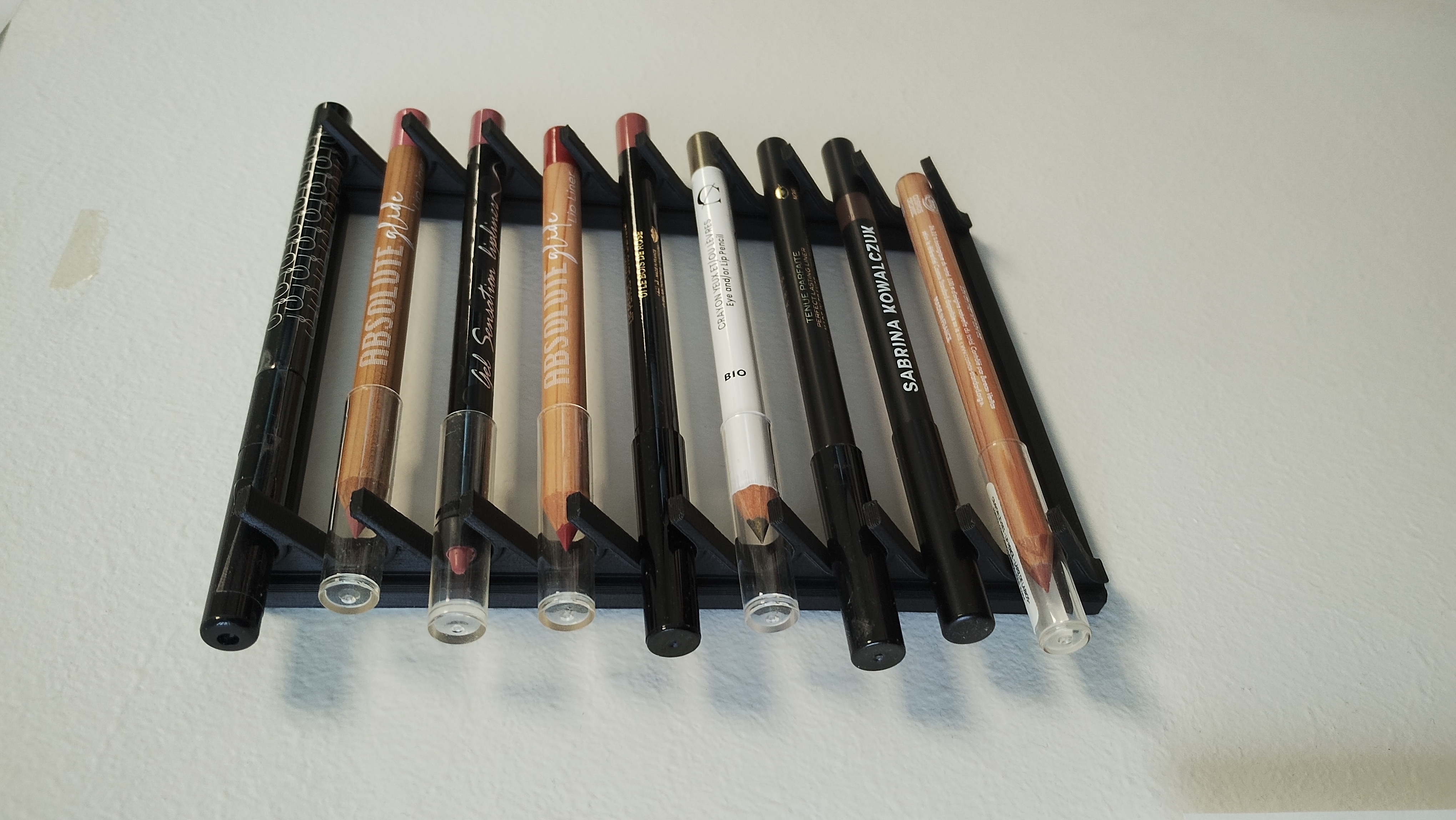 Elegant pencil wall display