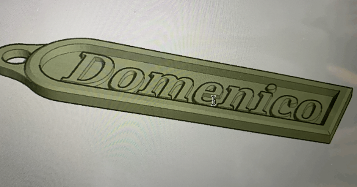 Name Tag by Domenico | Download free STL model | Printables.com