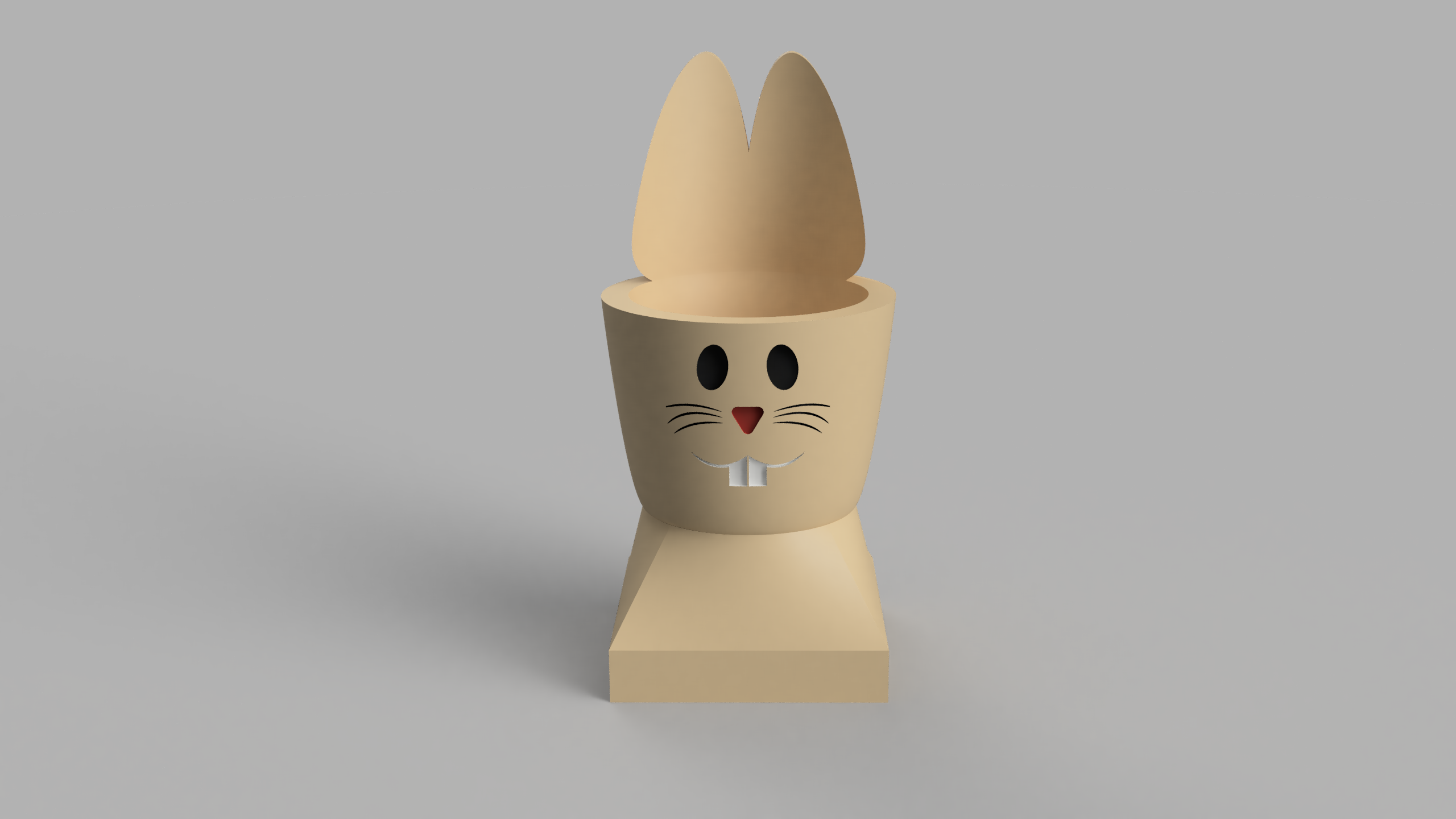 easter bunny egg cup