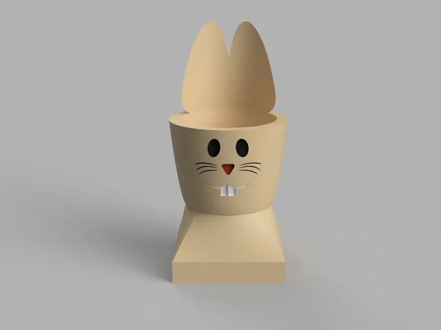 easter bunny egg cup