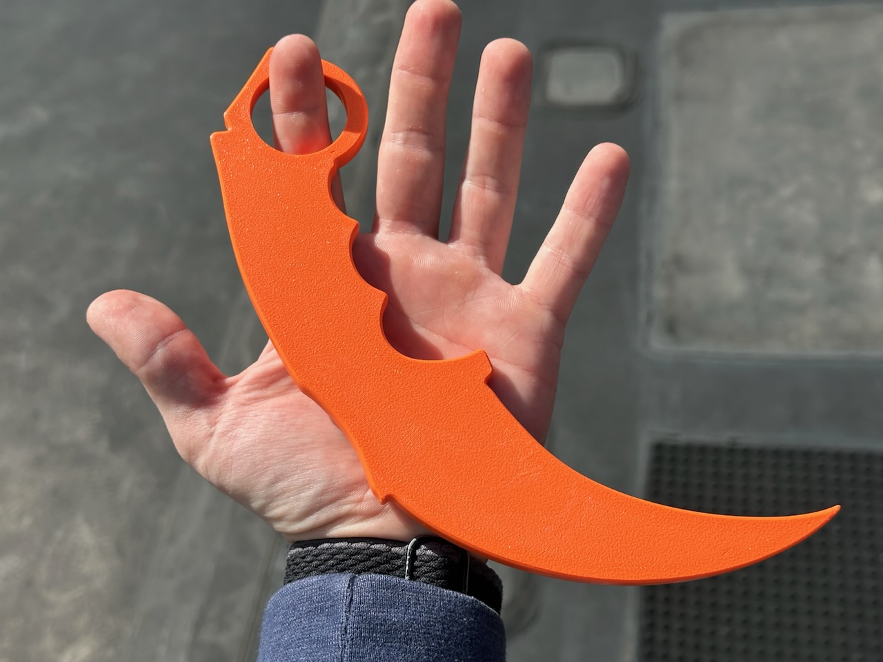 Airsoft Karambit Trainer Dummy Knife Easy to Print! by
