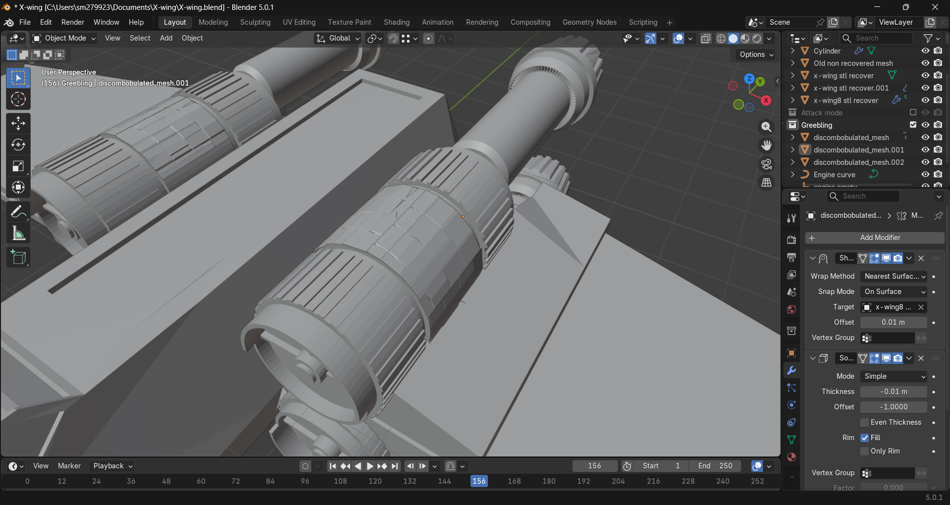 High detailed X-wing — miniatura 7