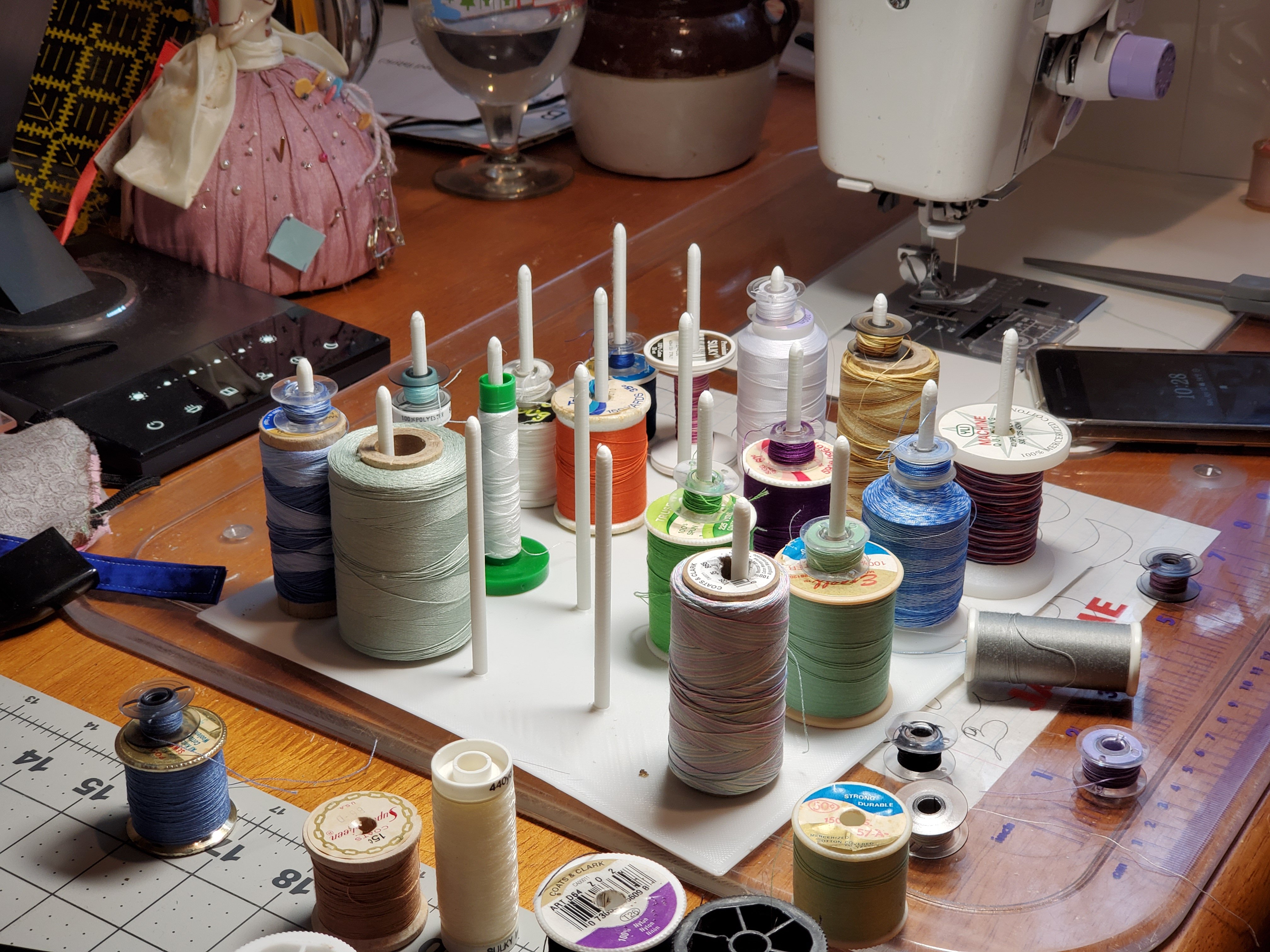 Sewing Thread Spool & Bobbin Holder