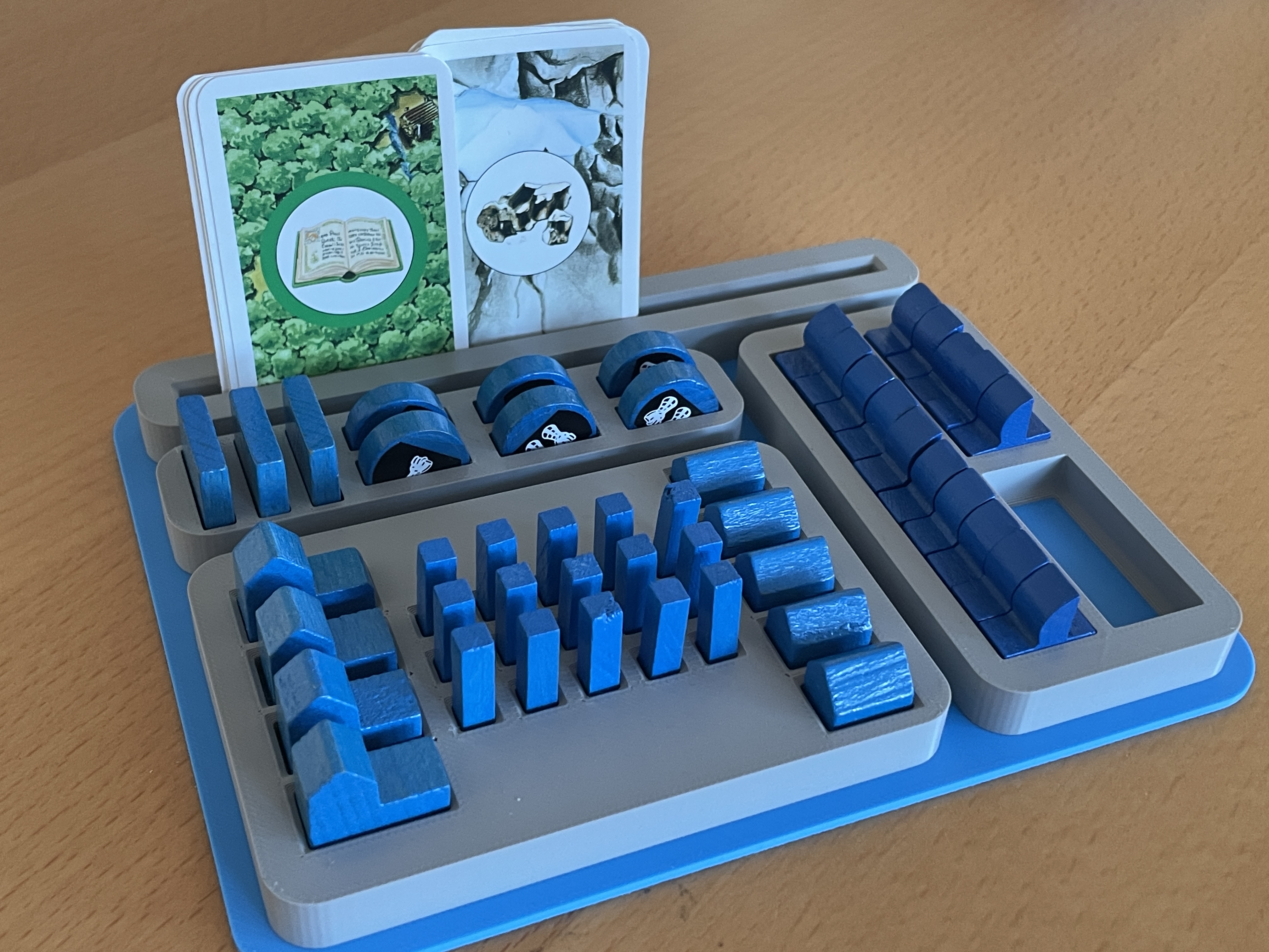 Catan Card and Piece Holder