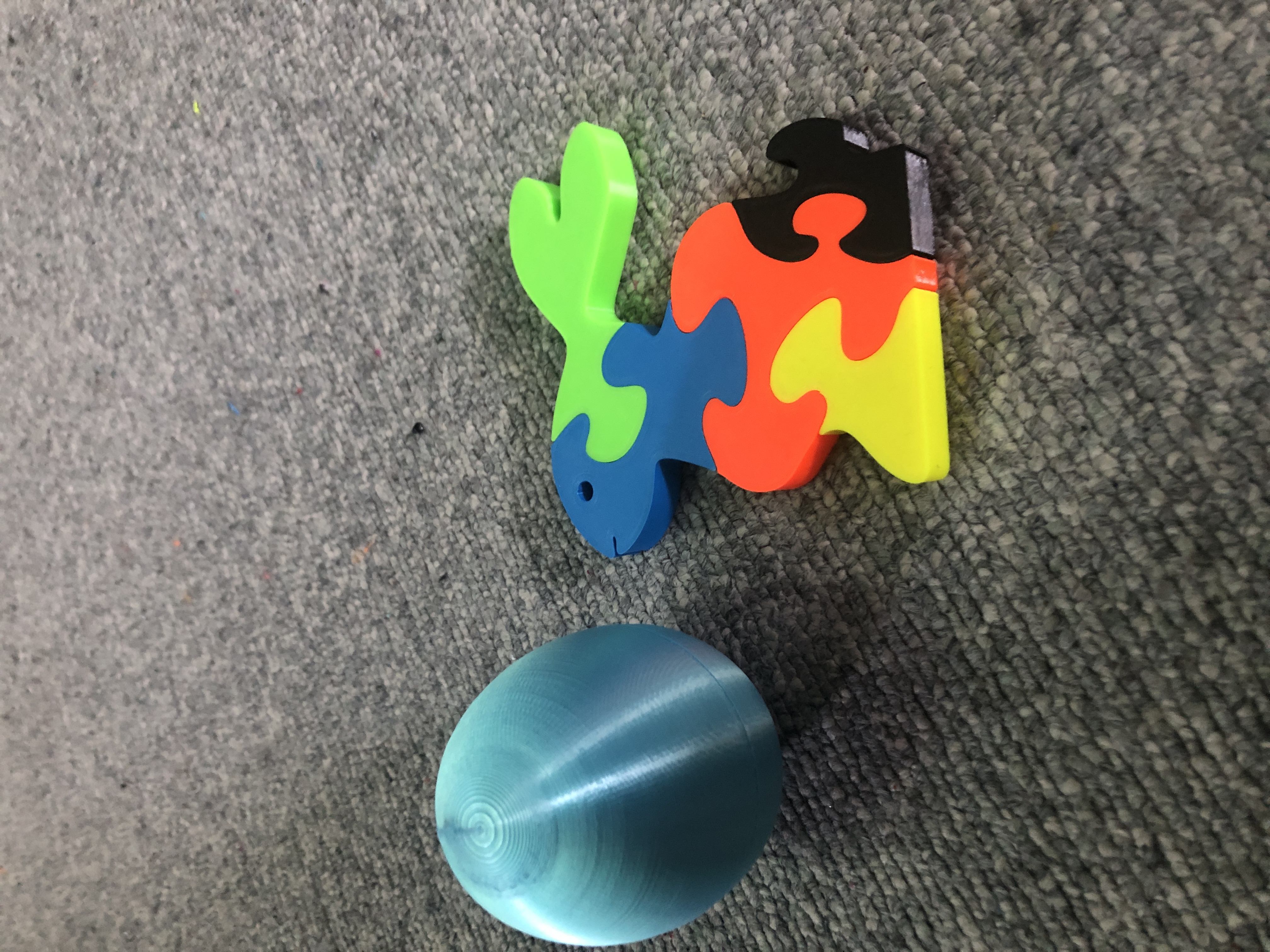 Rabbit Puzzle and Egg