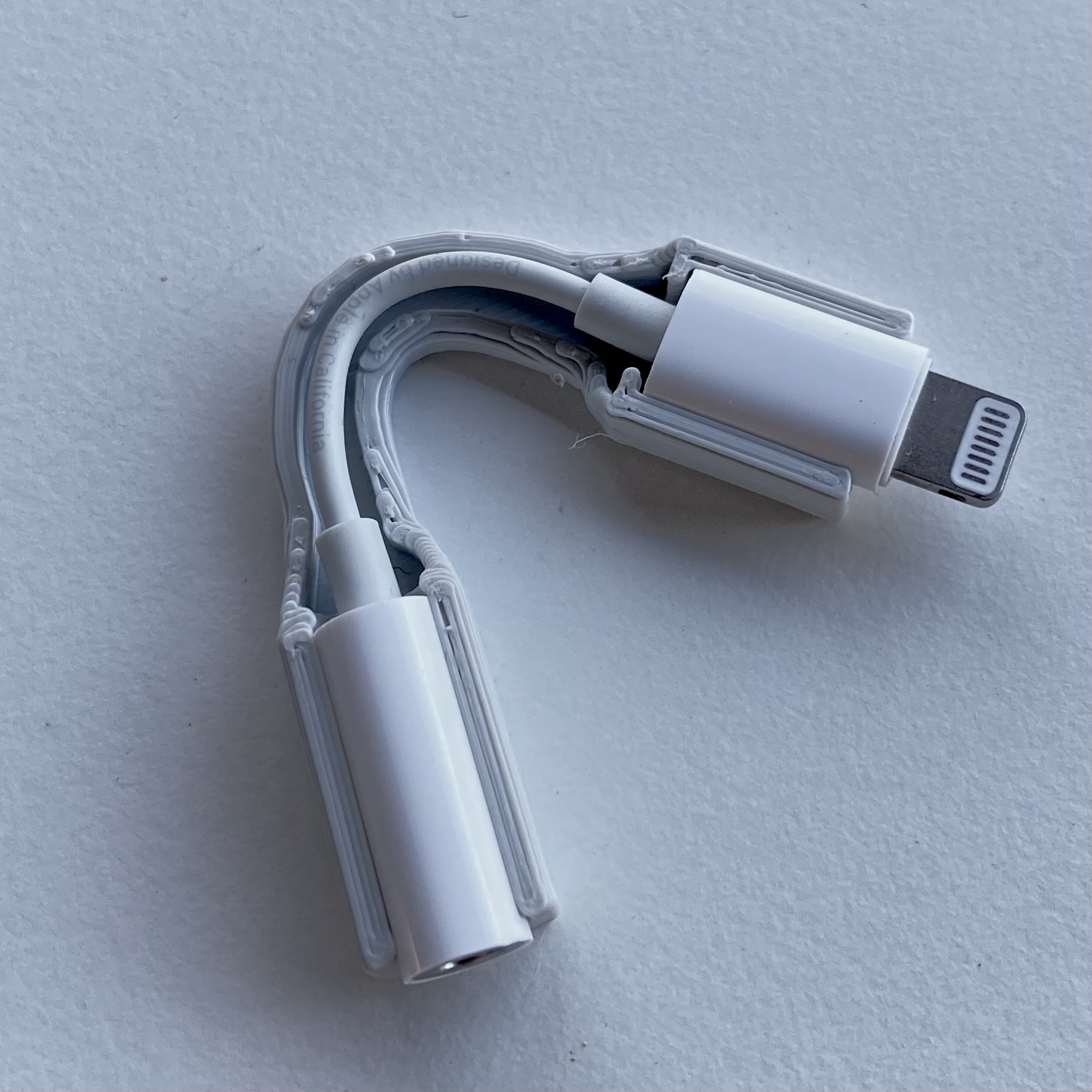 Apple adapter protector (lightning to 3,5mm) by teeeeeee | Download ...