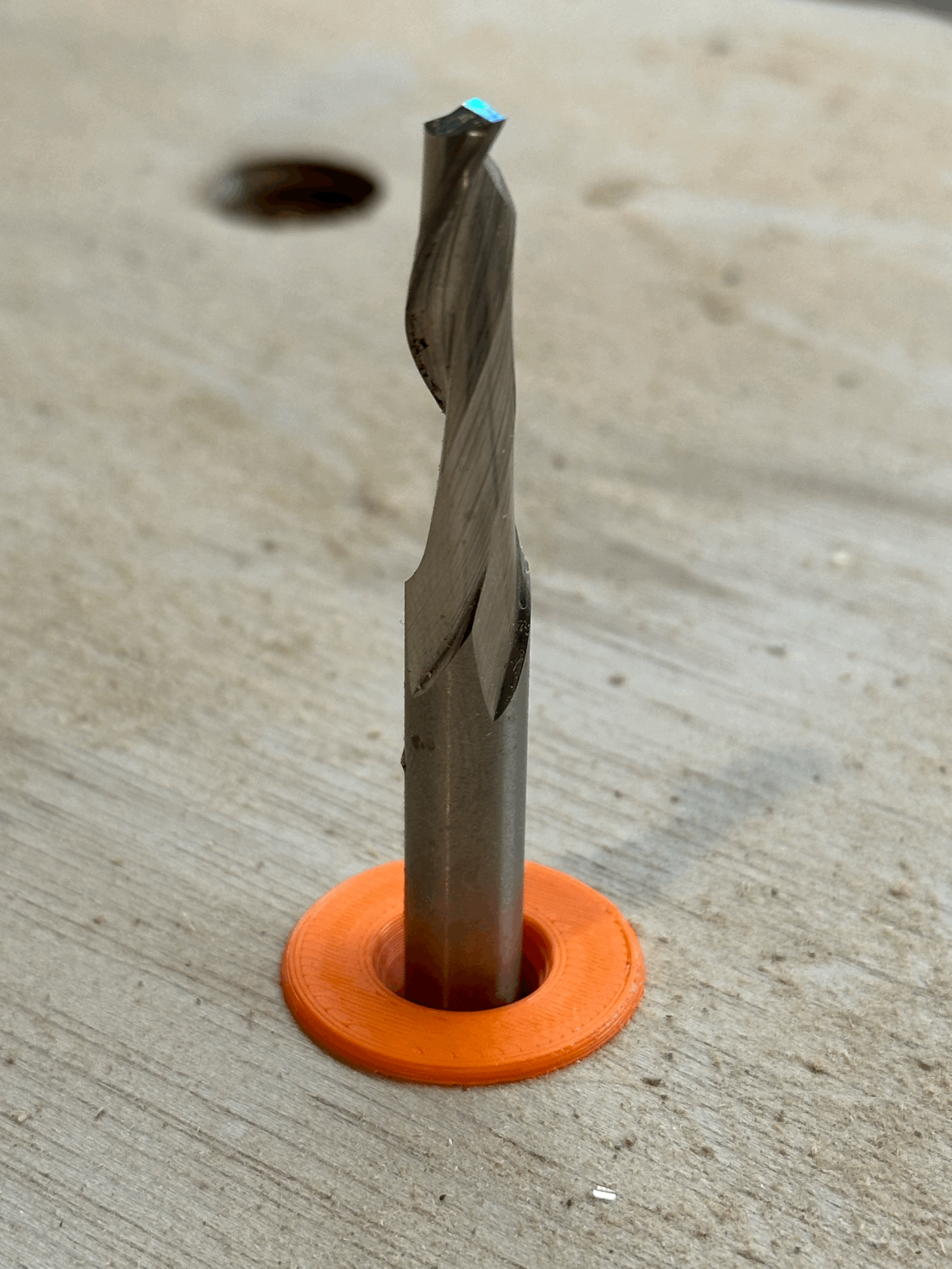 Router bit inserts for 20mm/MFT holes