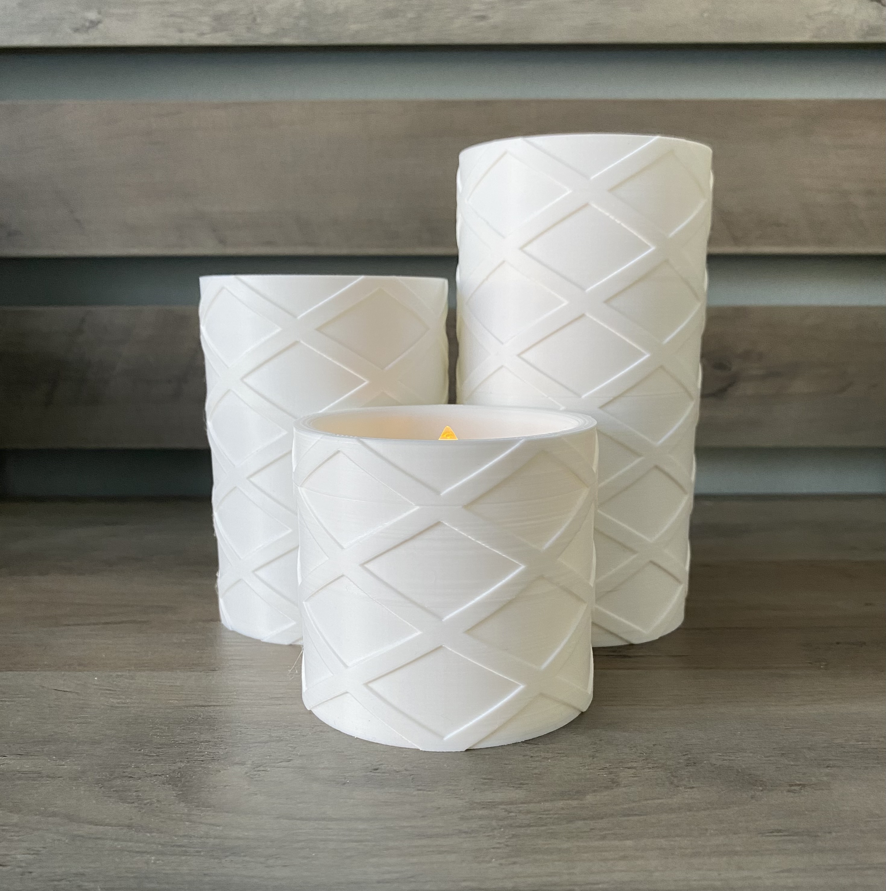 LED Tealight Candle Riser Set by Hi_Im_Dave | Download free STL model ...