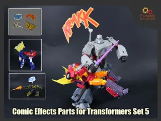 Comic Effect Parts for Transformers Set 5