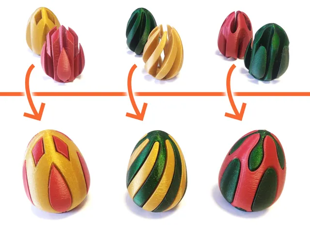 Single Extruder - Dual Color - Easter Eggs