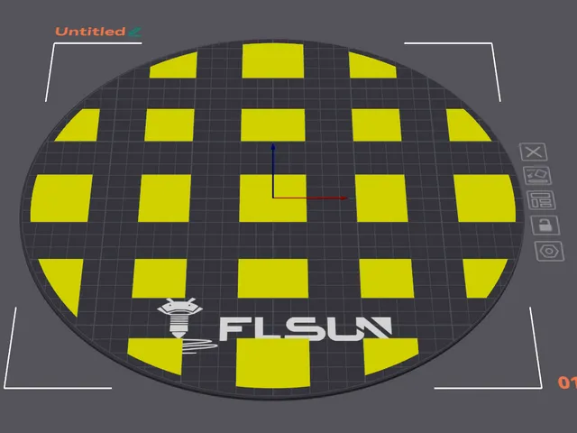 FLSun V400 Level Test Grid