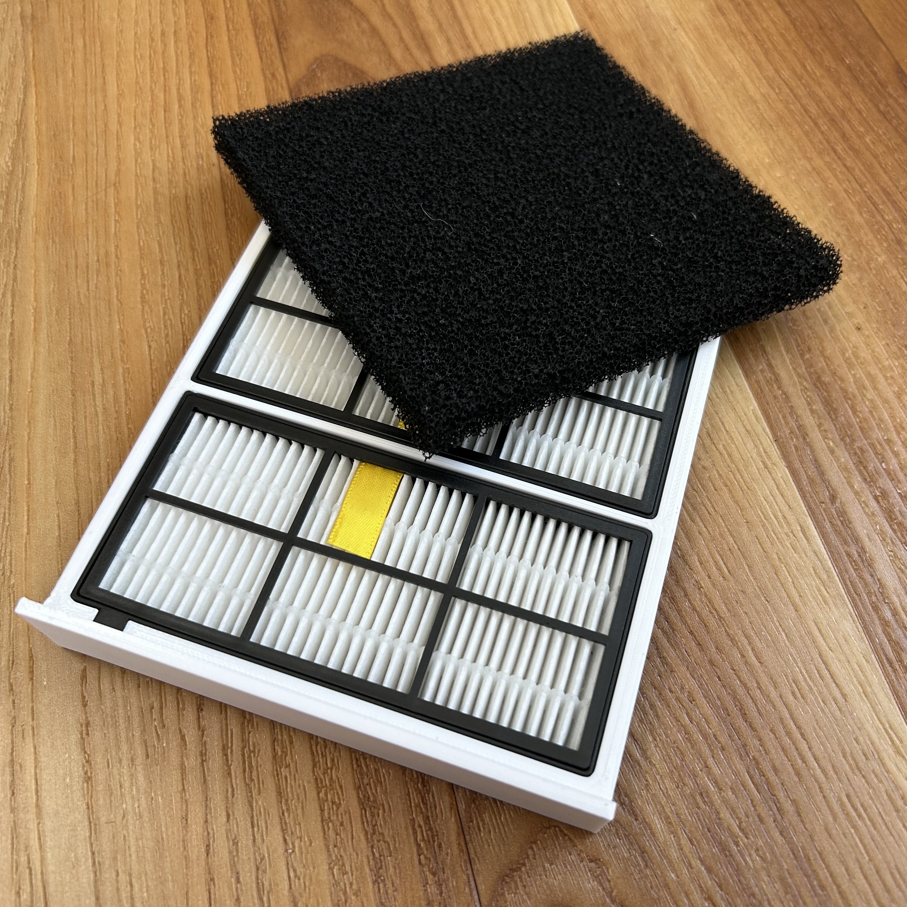 HEPA Filter and Carbon Foam Sponge tray for Air Manager V2 3D model thumbnail