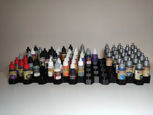 Holder for Miniature Paint Bottles