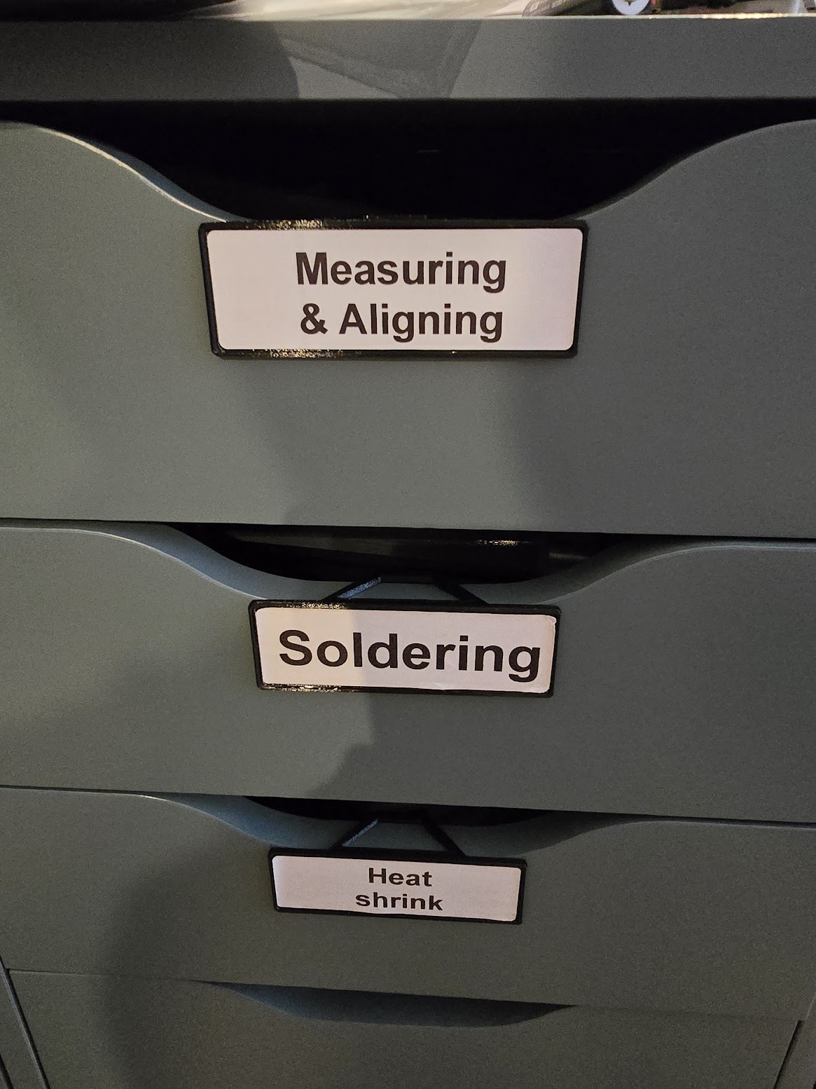 Parametric Ikea Alex label holder