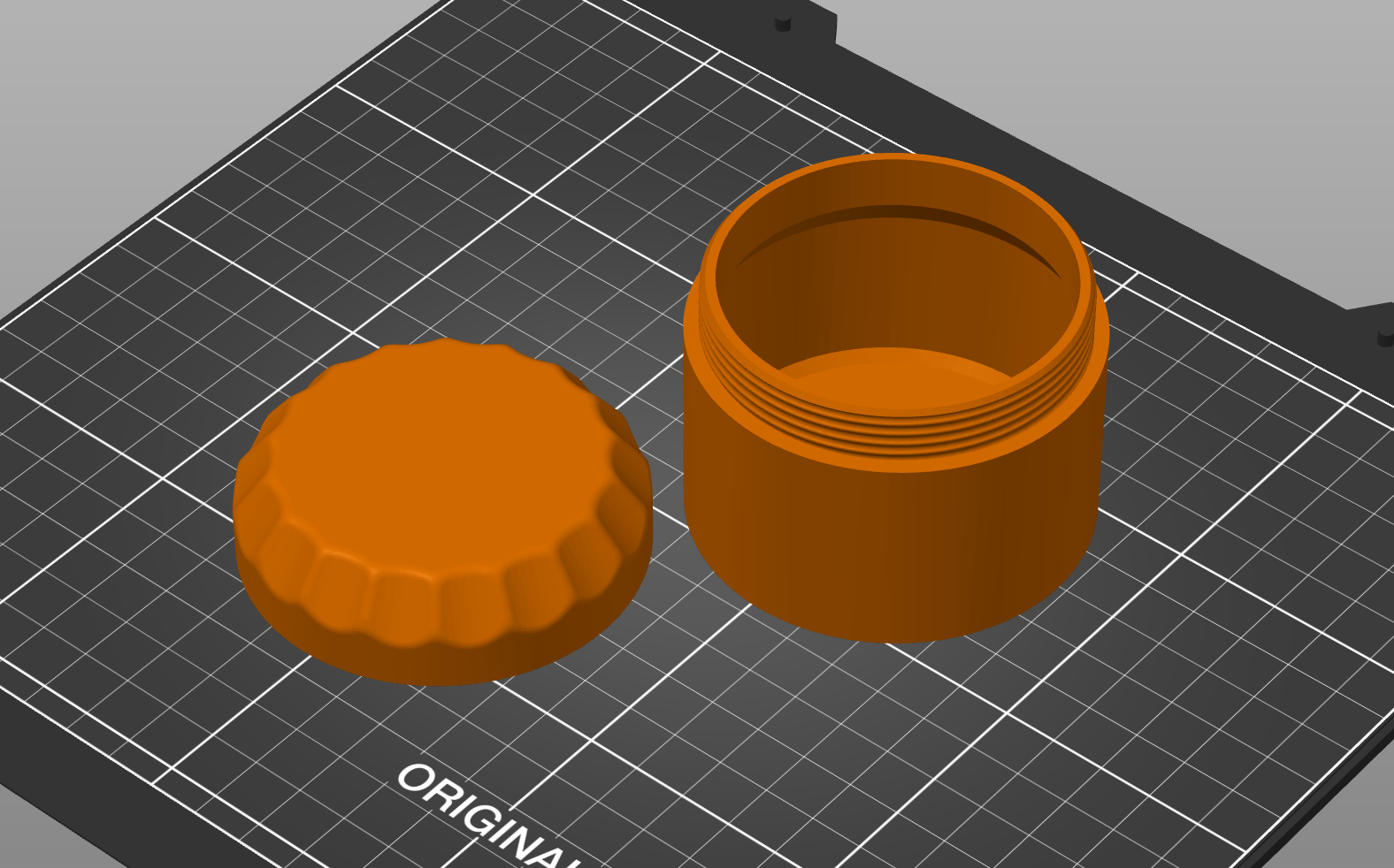 Storage Box with screwed Top