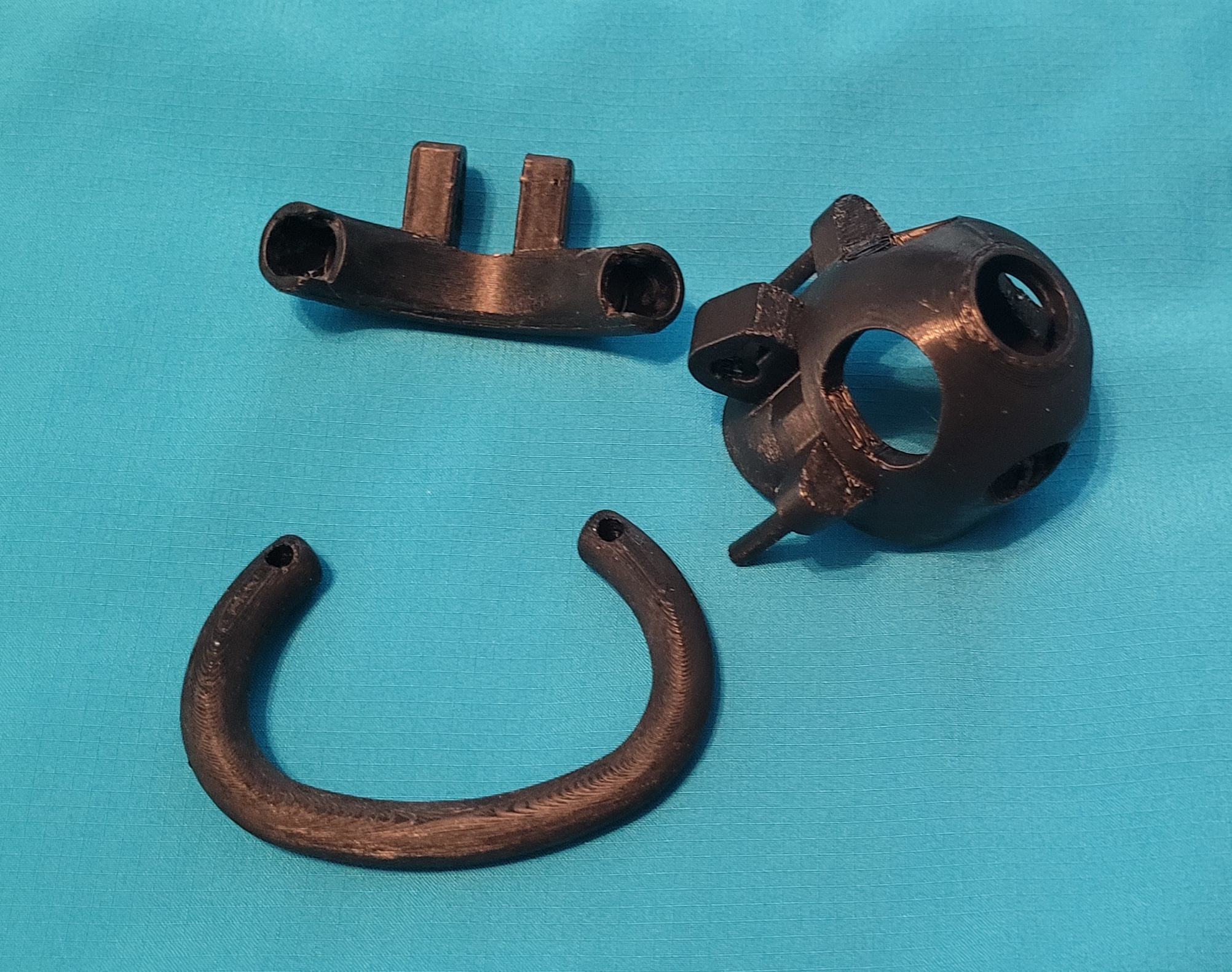 Male Chastity Device with Reverse Pegging — miniatura 3