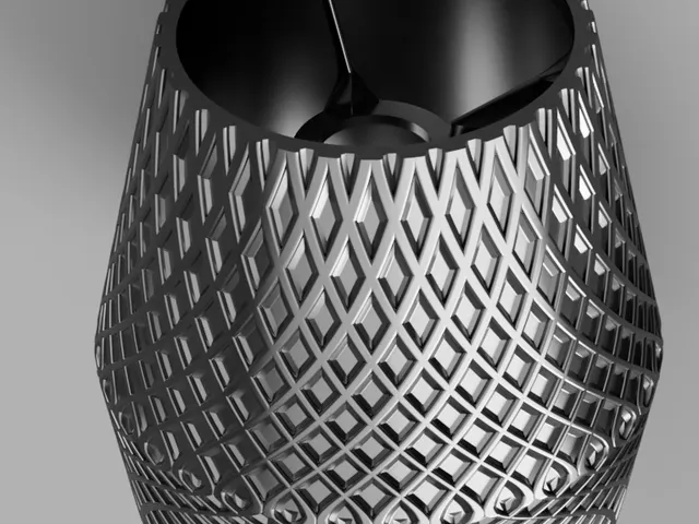 Lampenschirm / Lampshade double twistet