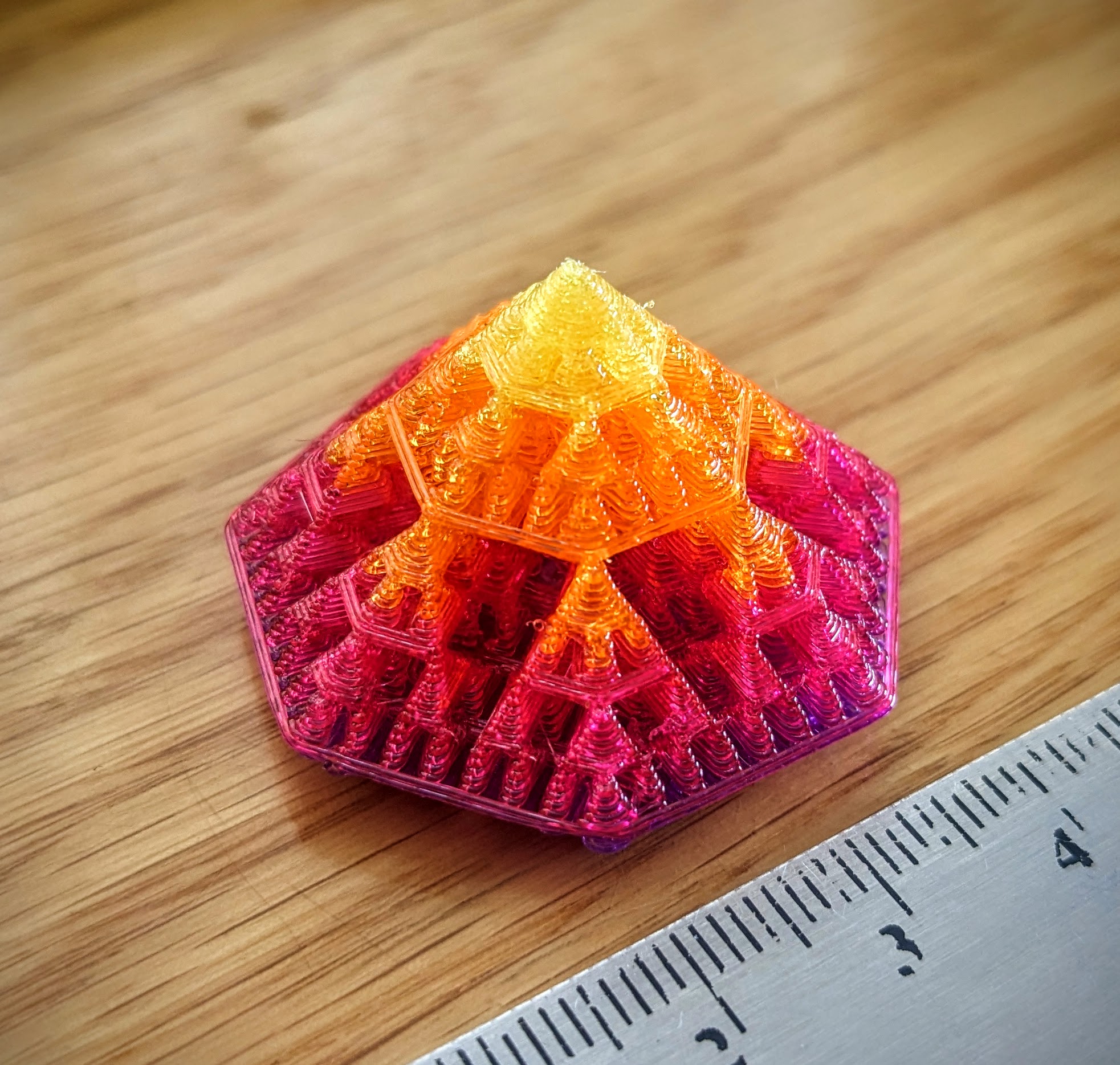 Fractal "Fairy Crystal" small 7 sides