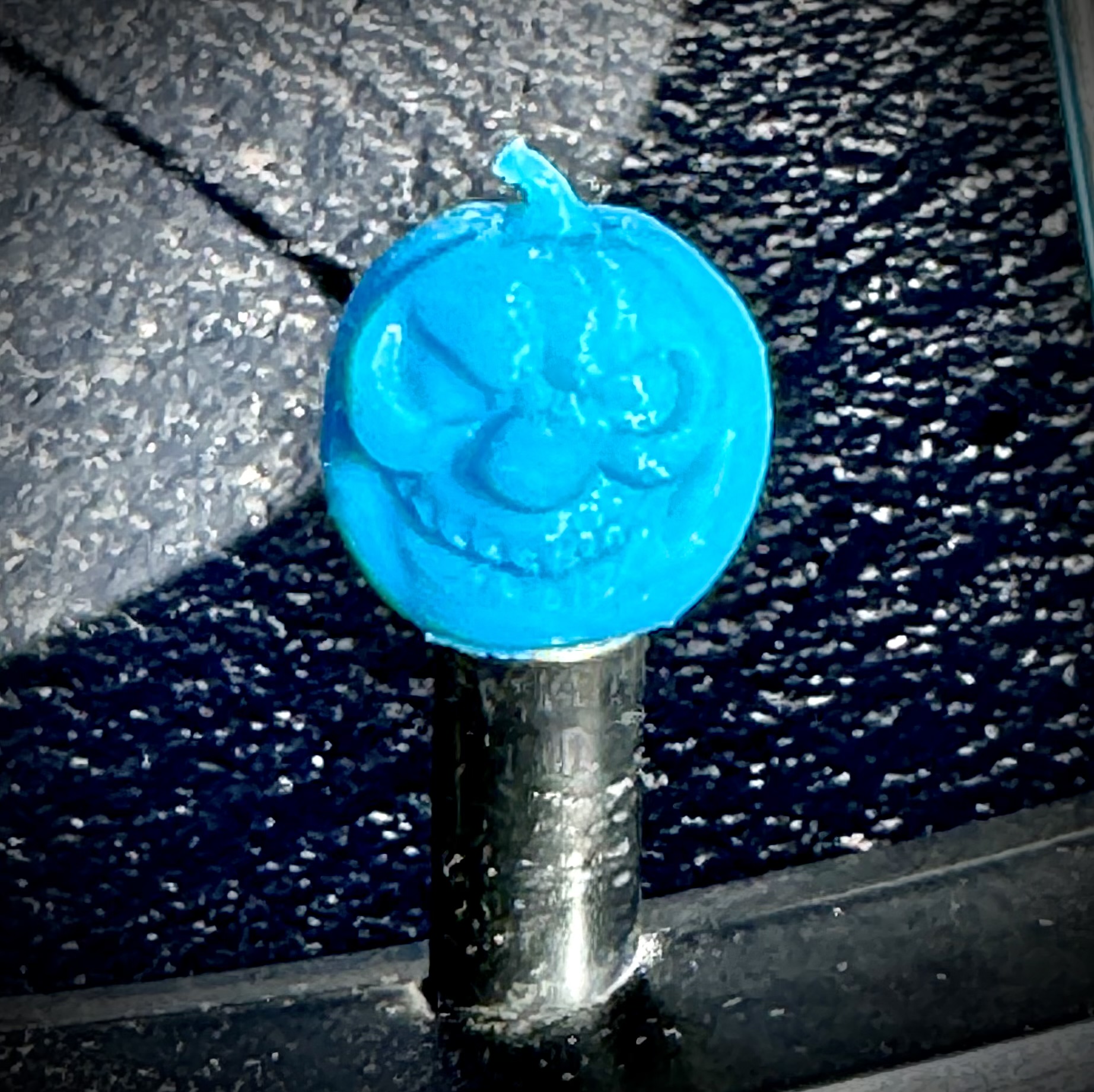 Evil Pumpkin Tire Valve Caps