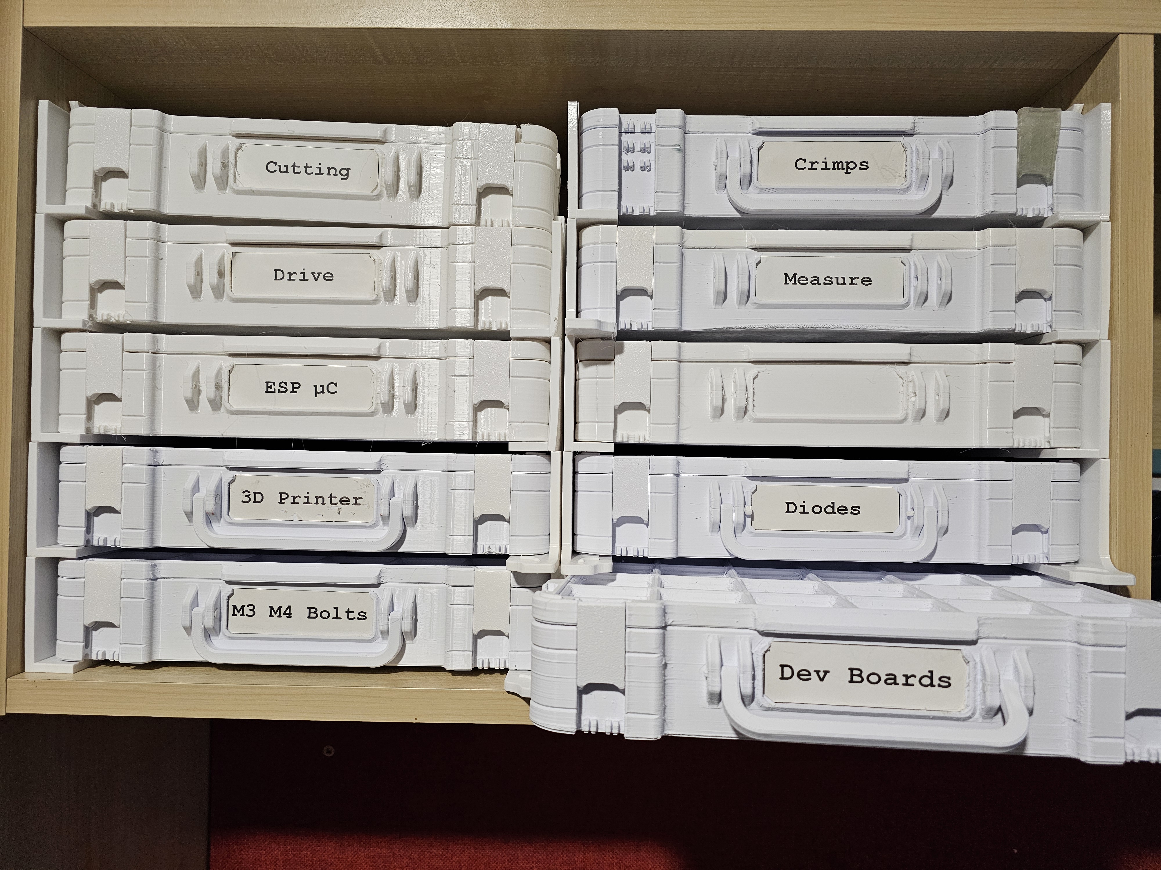 Miniatura 3 do modelo 3D Draw slides for pred Gridfinity Boxes