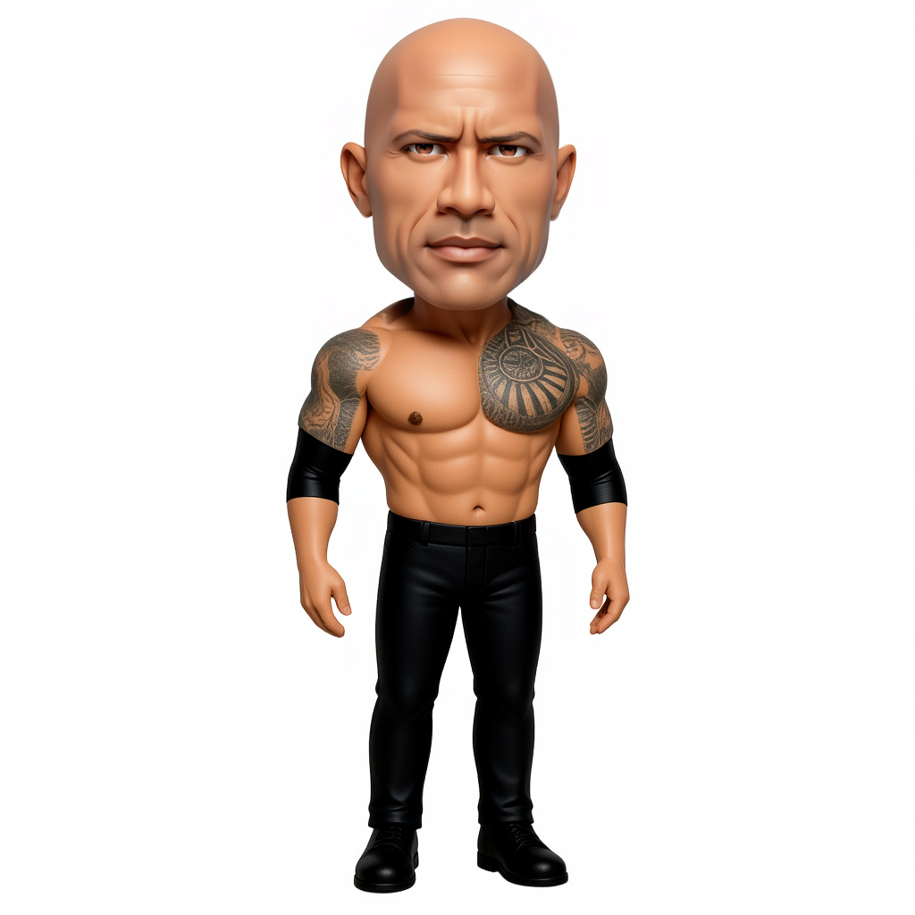 Dwayne The Rock Johnson bobble head